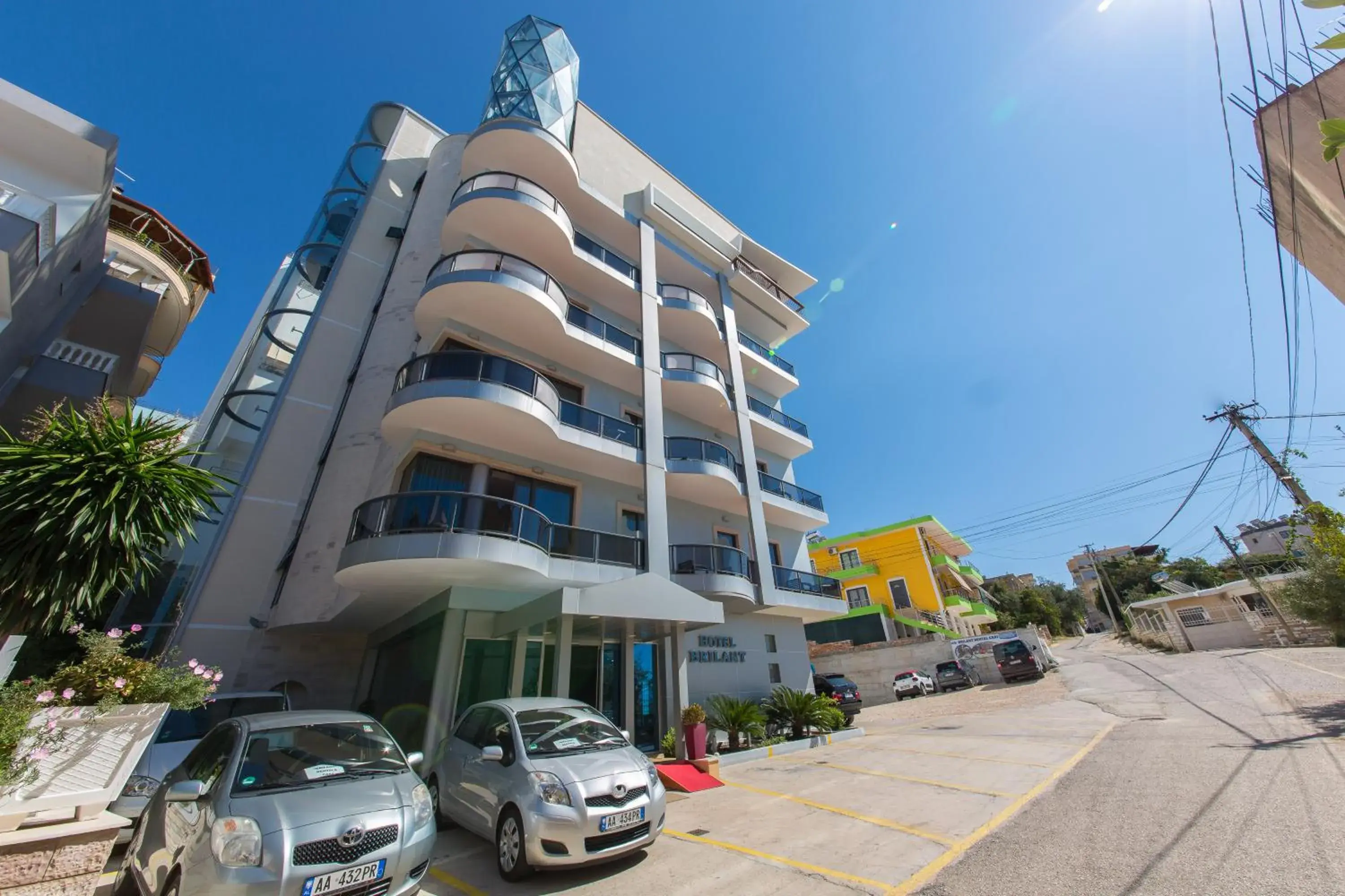 Property building in Hotel Brilant Saranda Property building in Hotel Brilant Saranda