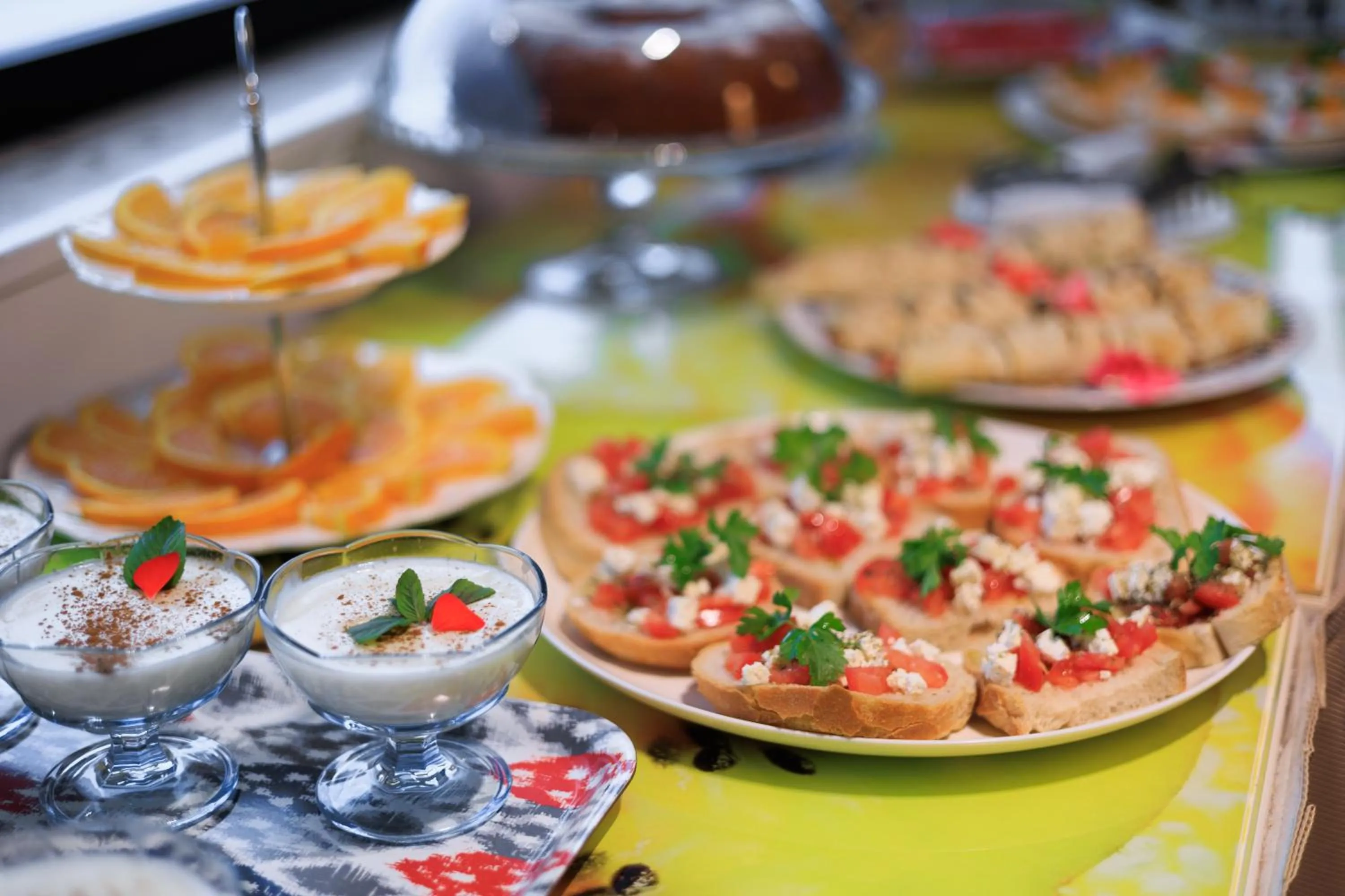 Buffet breakfast in Hotel Brilant Saranda
