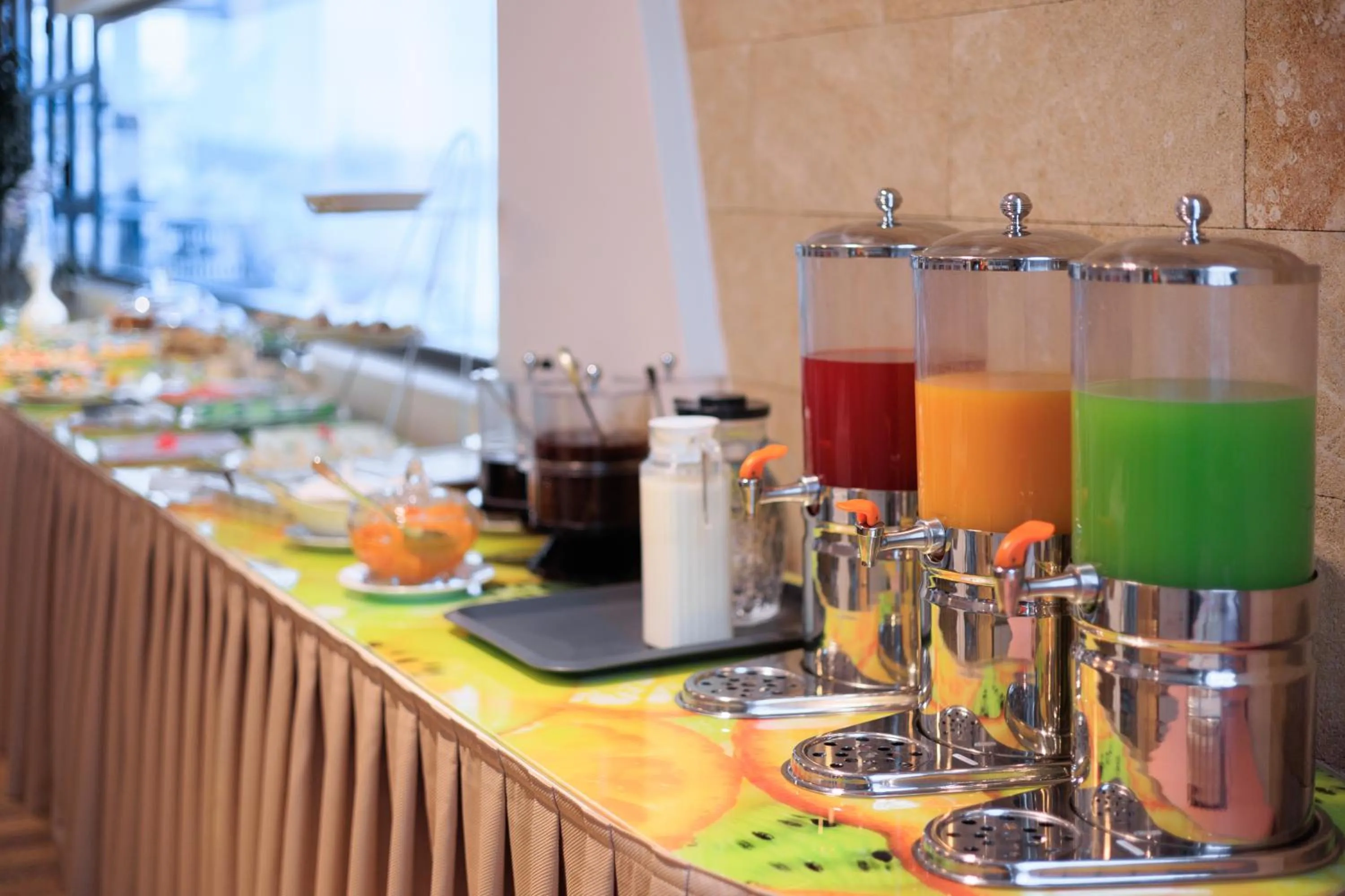 Buffet breakfast in Hotel Brilant Saranda