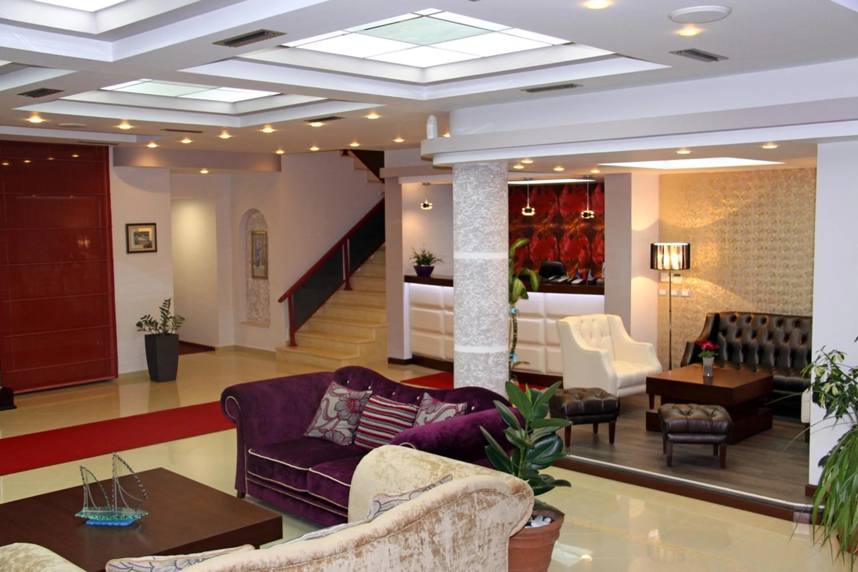 Lobby or reception in Hotel Brilant Saranda