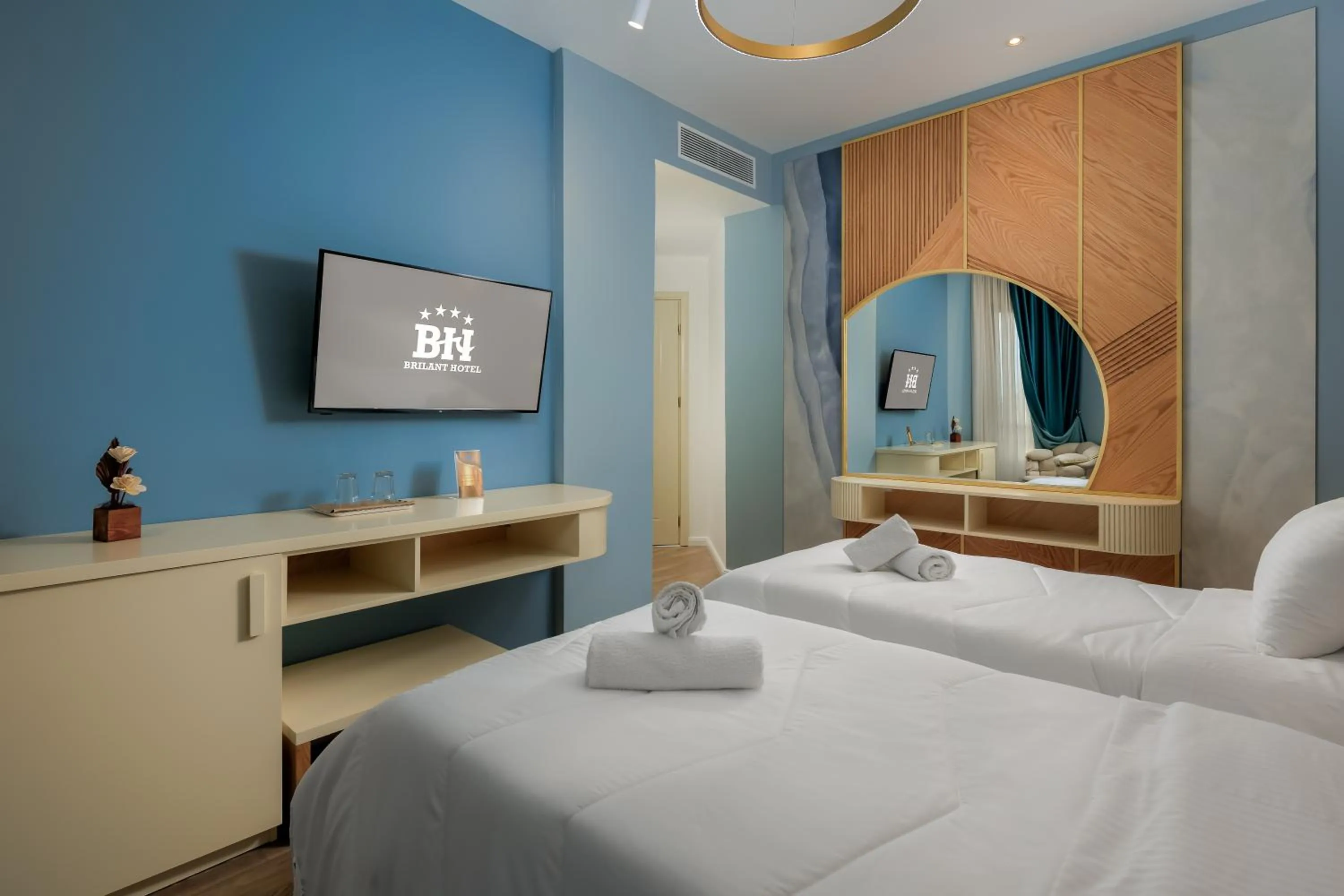 Bed in Hotel Brilant Saranda