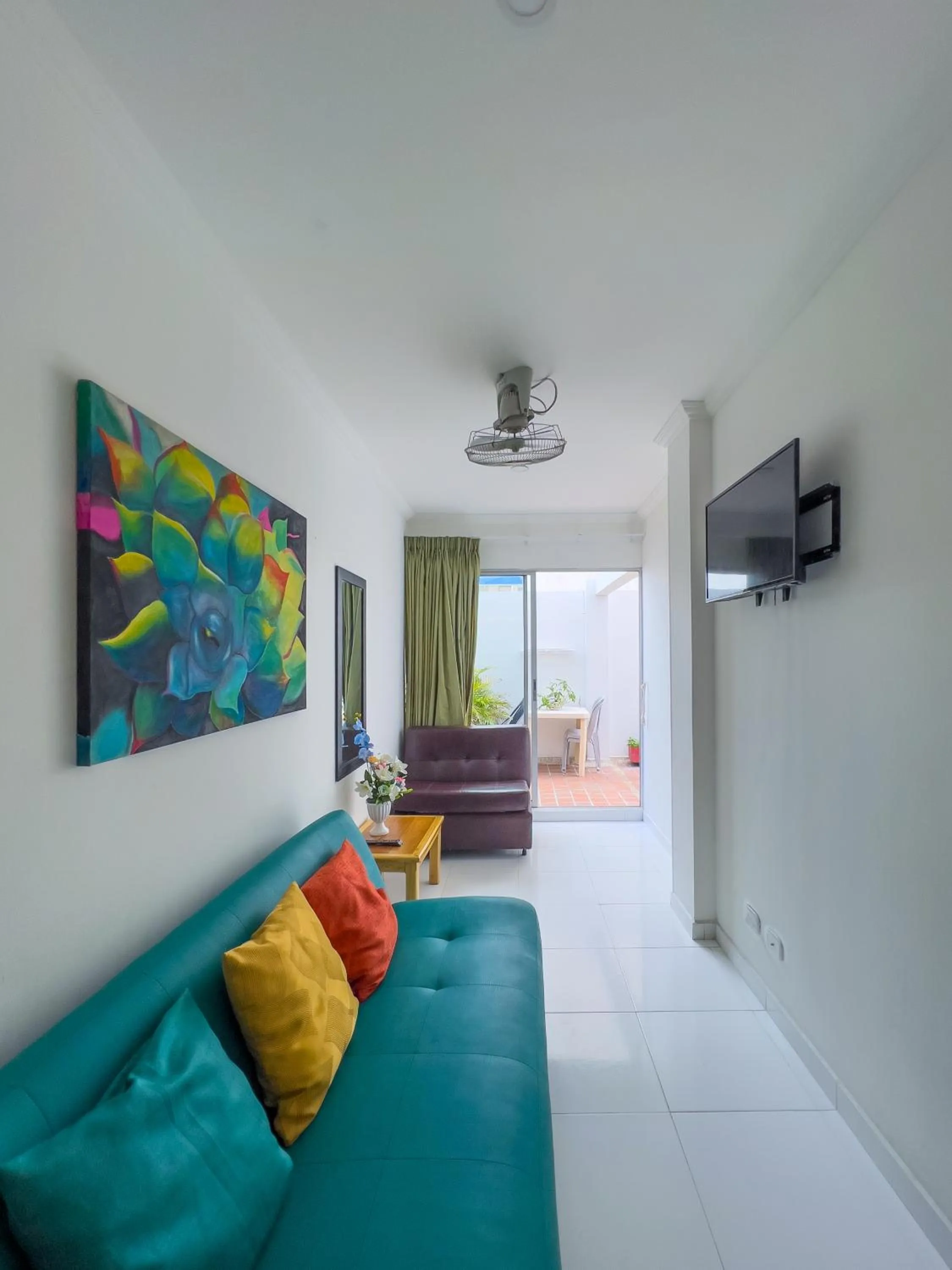 Living room in Apartamentos Playa Rodadero