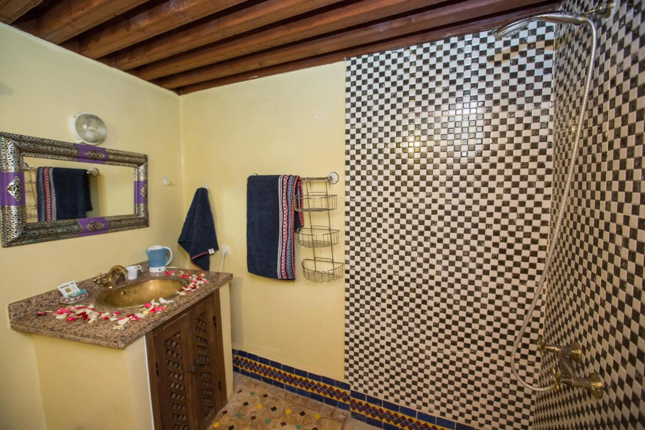 Bathroom in Riad Zina Fes - Elegance in the Heart of Fes
