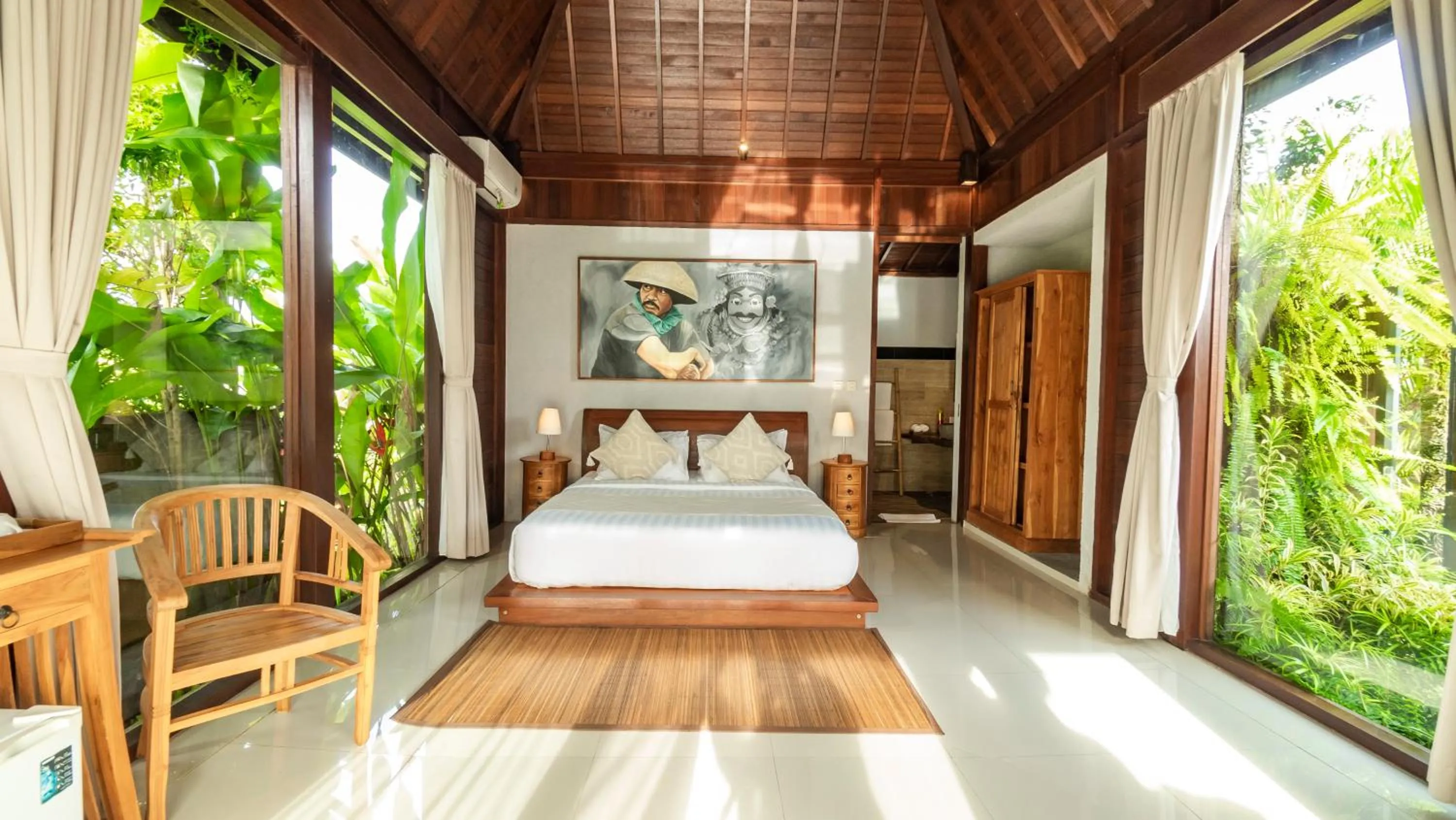 Bed in Uma Kakul Villas