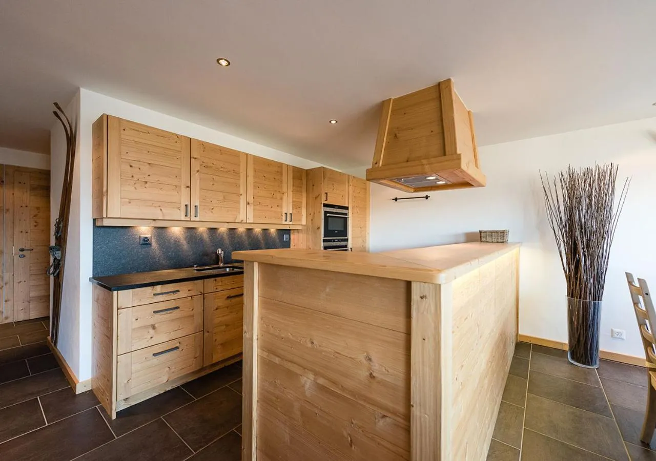 Kitchen or kitchenette in Nendaz 4 Vallées & SPA 4* Superior