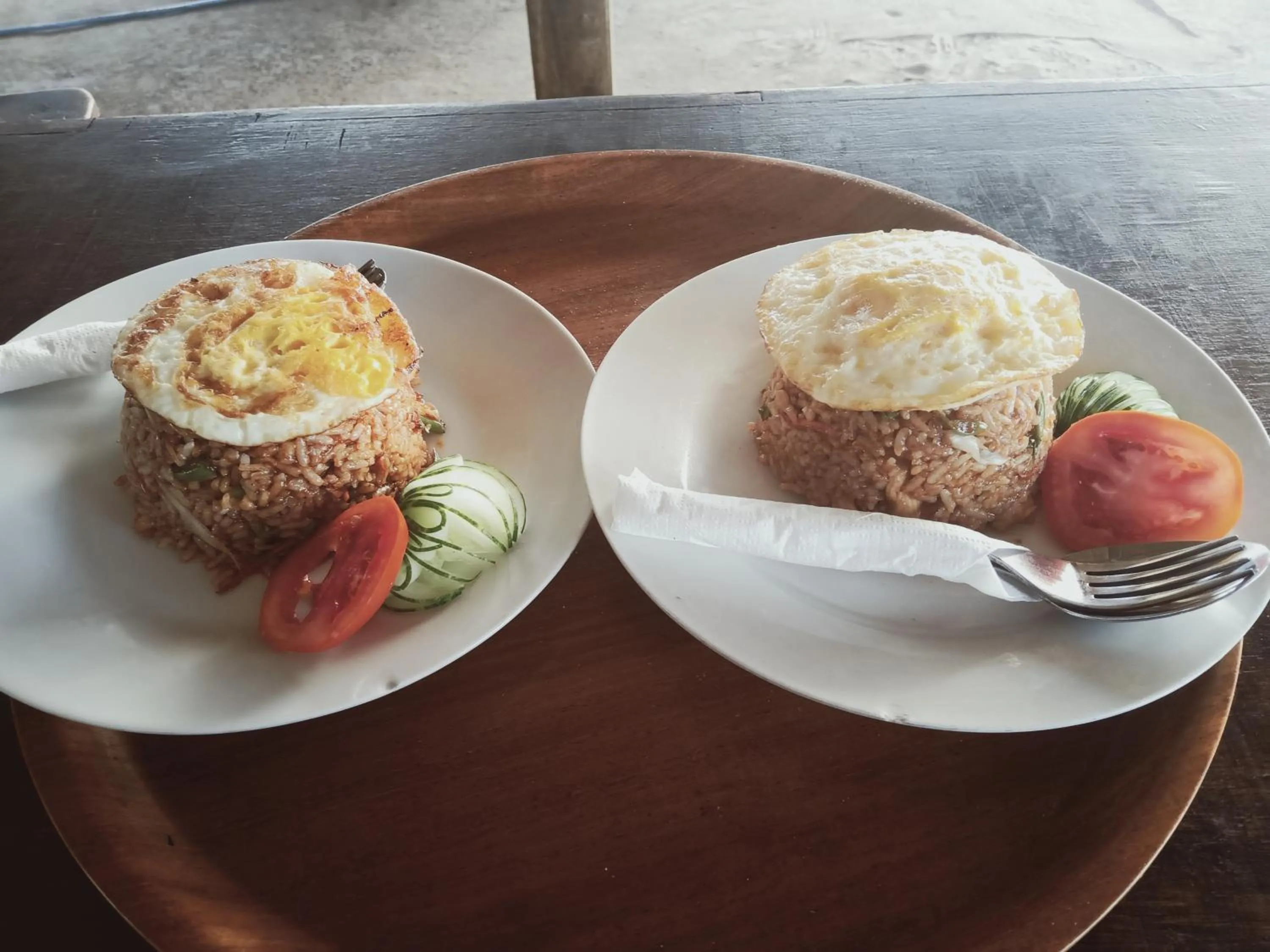 Food in Sunset Beach Bungalow