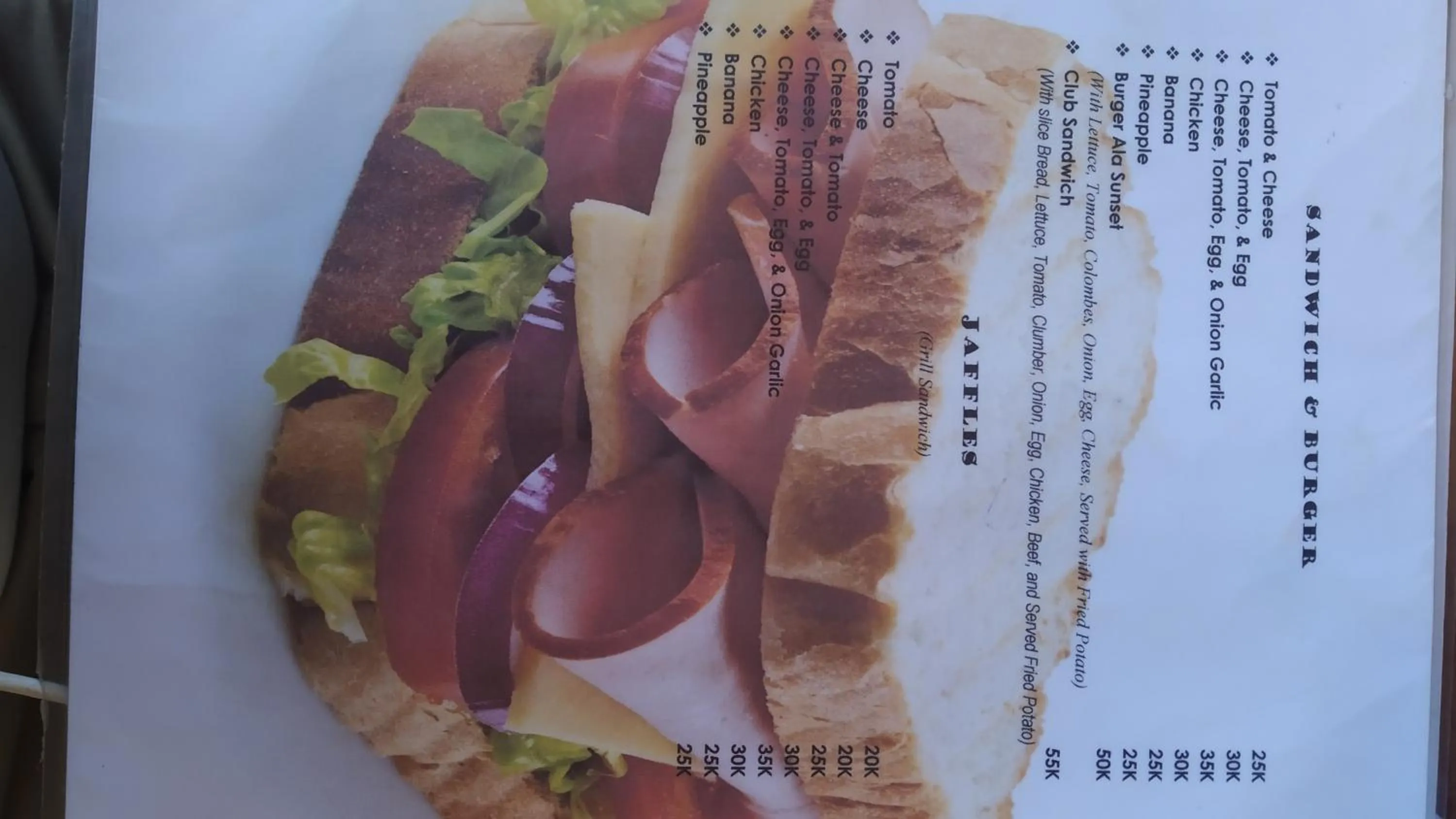 Restaurant/places to eat in Sunset Beach Bungalow