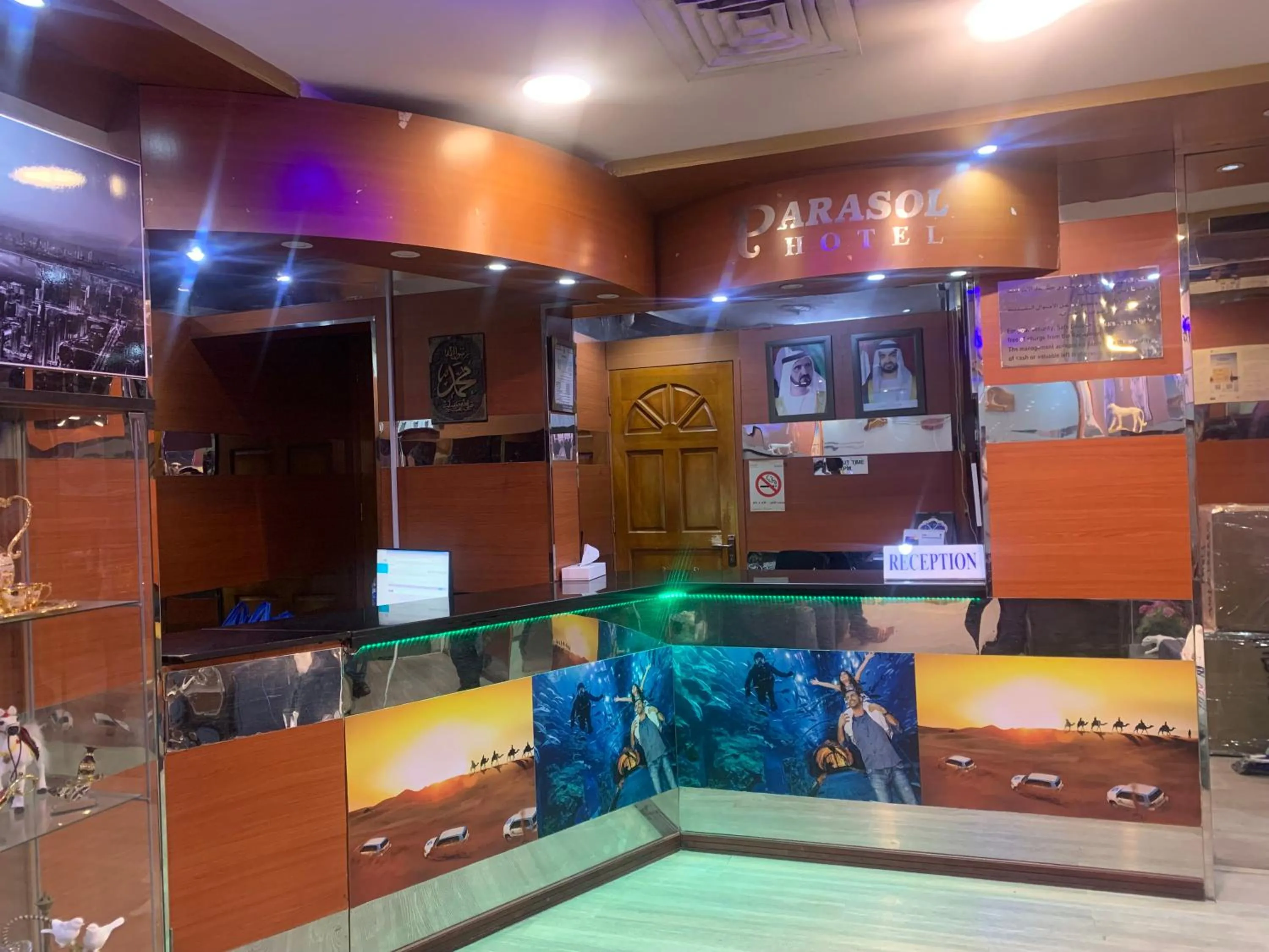 Lobby or reception in Parasol Hotel