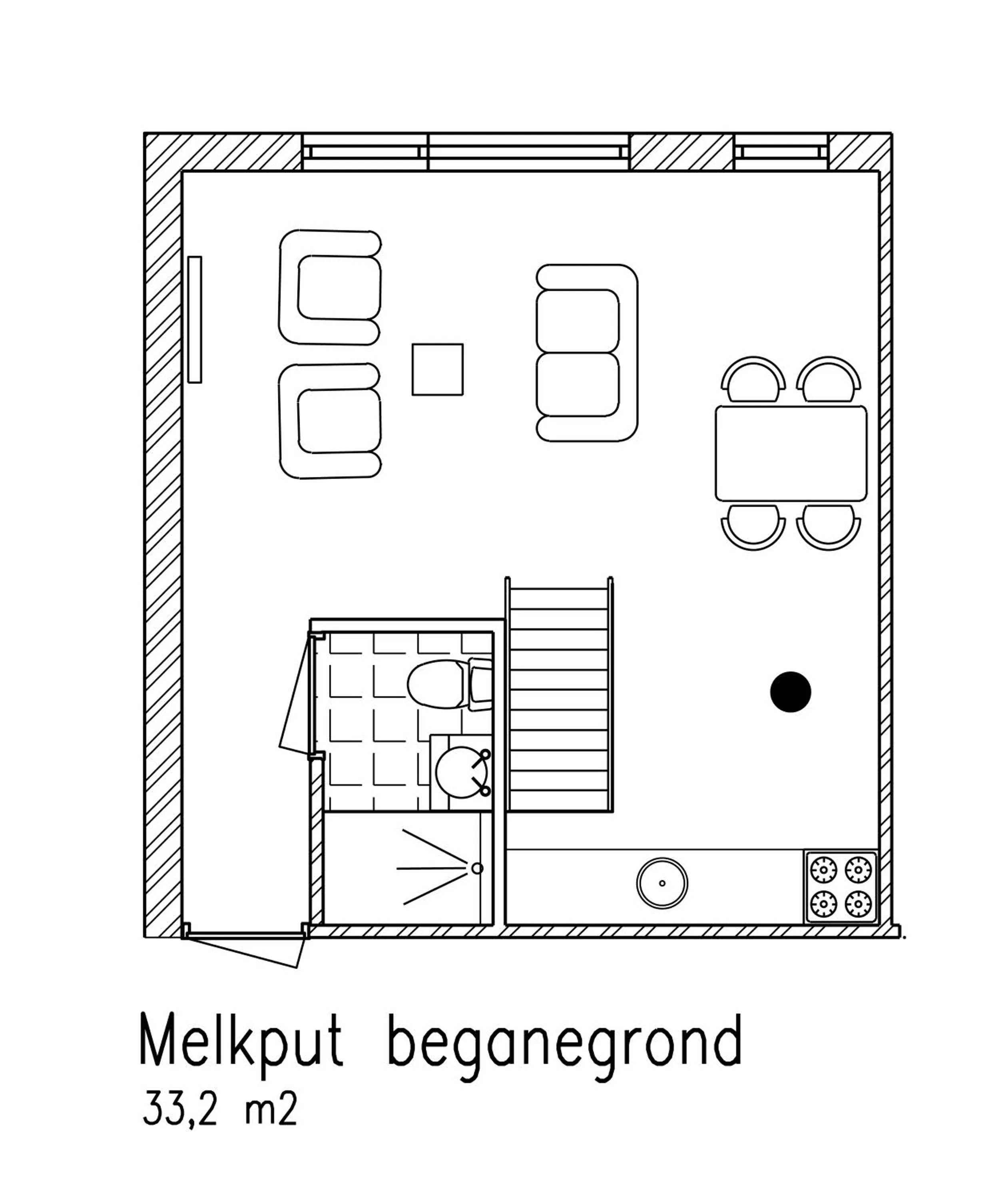 Floor plan in De Veurdeale