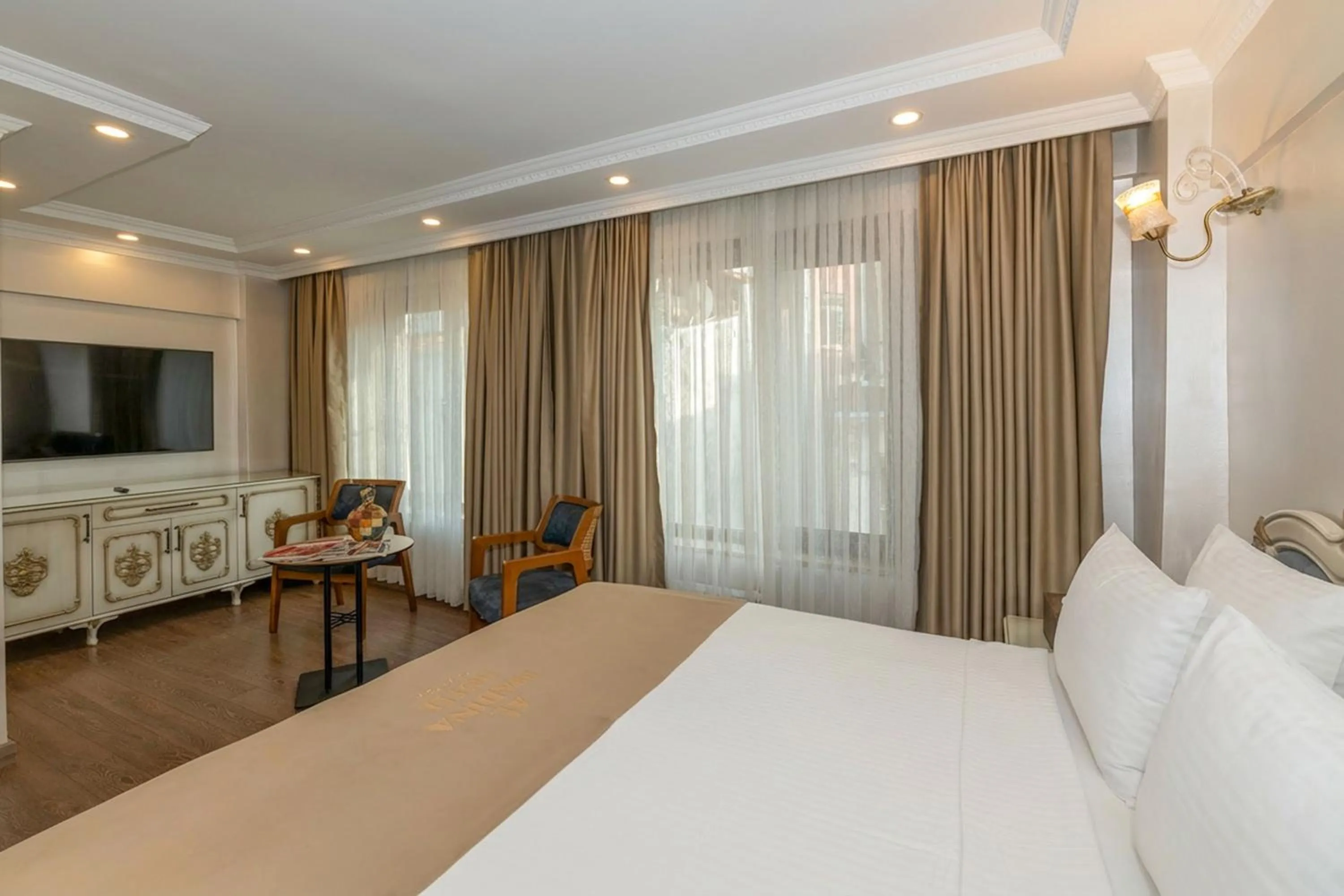 Bed in Almadina Hotel Istanbul