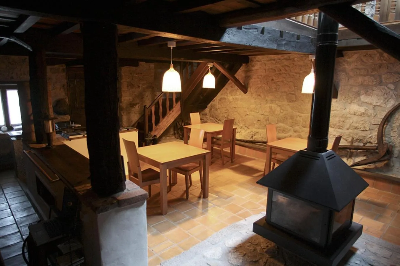 Restaurant/places to eat in Hotel Rural Llerau