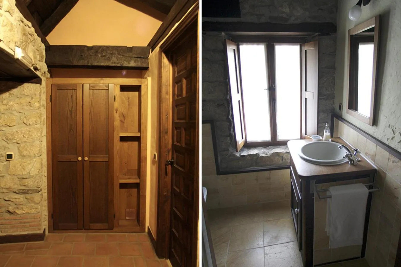 Bathroom in Hotel Rural Llerau