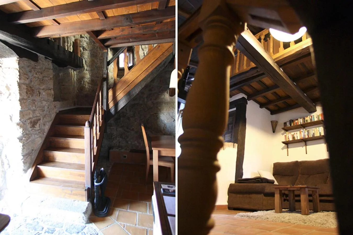 Living room in Hotel Rural Llerau