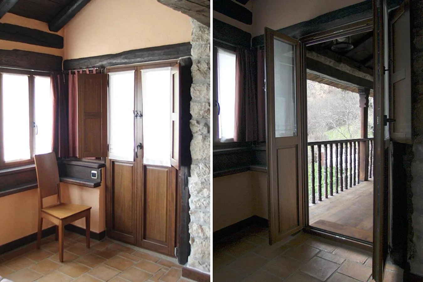 Balcony/Terrace in Hotel Rural Llerau