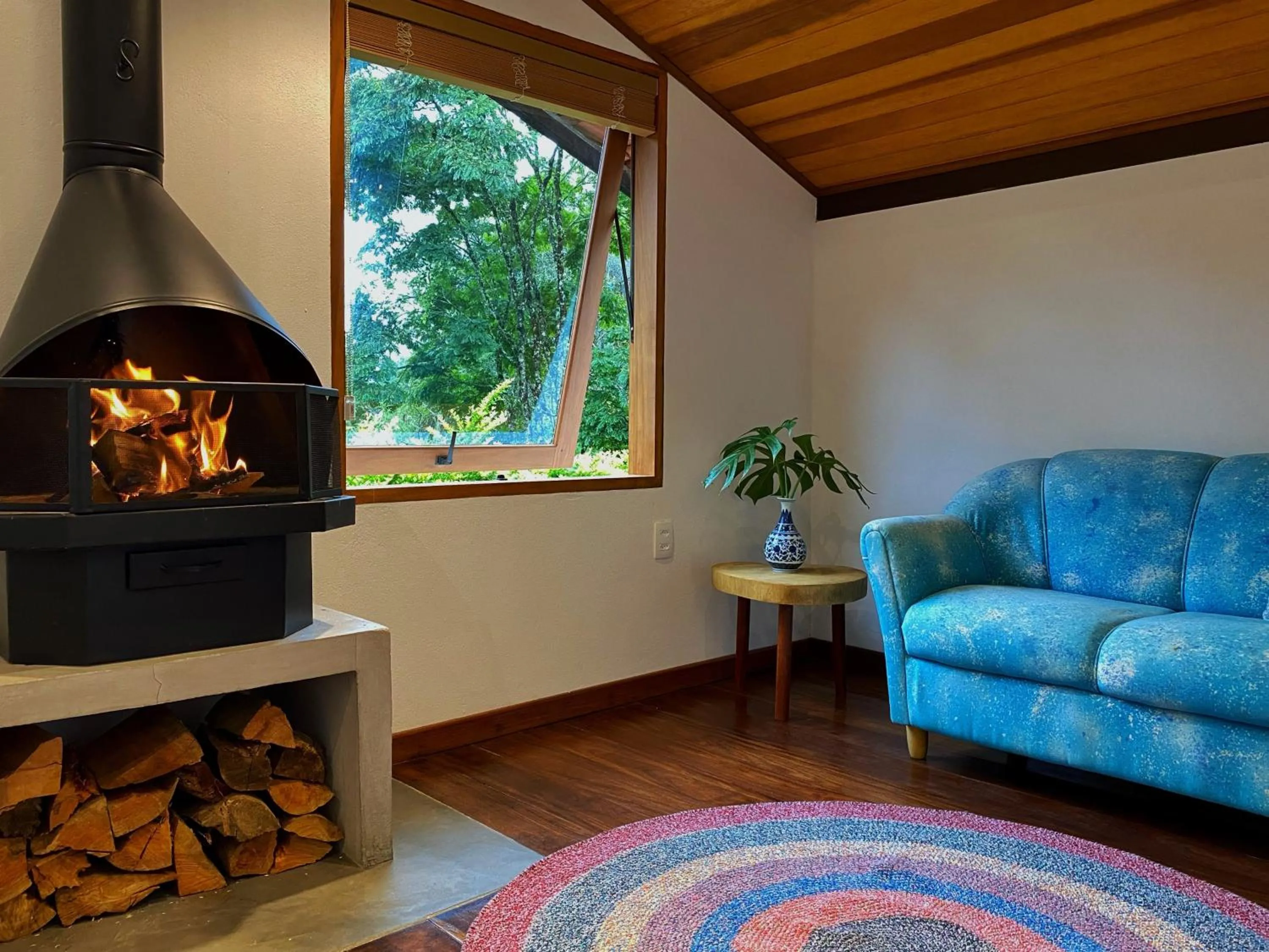 Living room in Pousada Casa Bonita