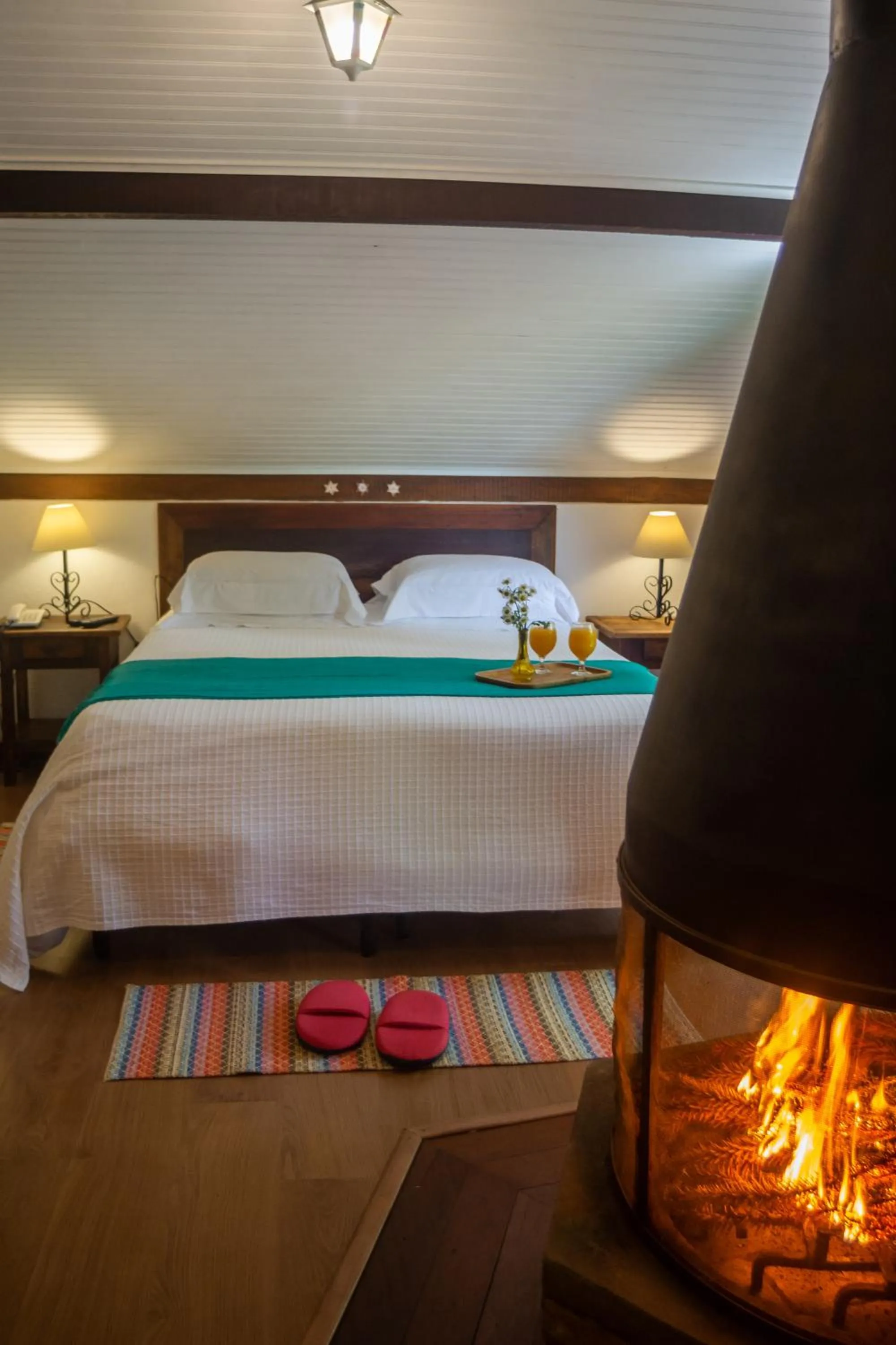 Bed in Pousada Casa Bonita