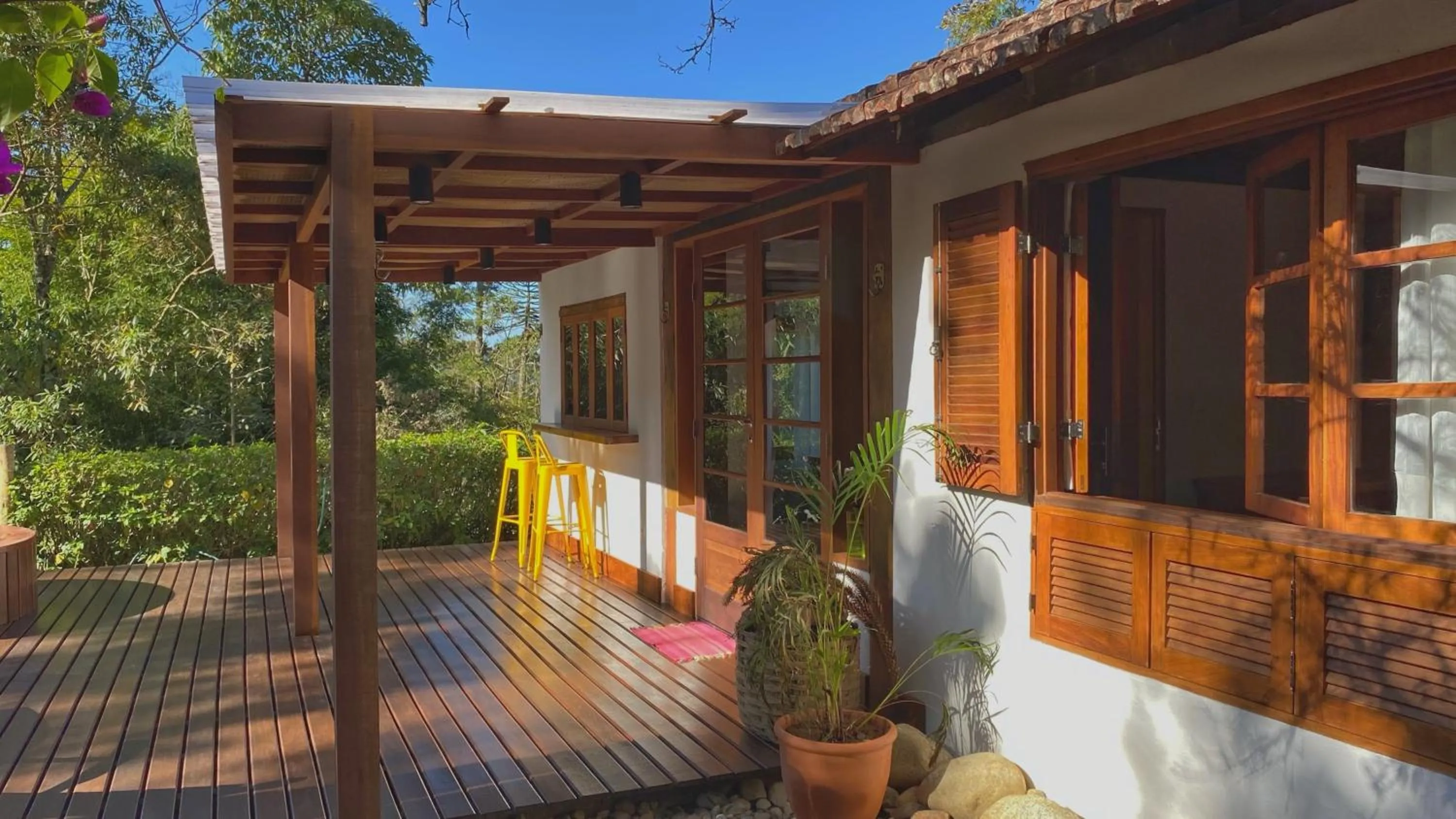 Patio in Pousada Casa Bonita