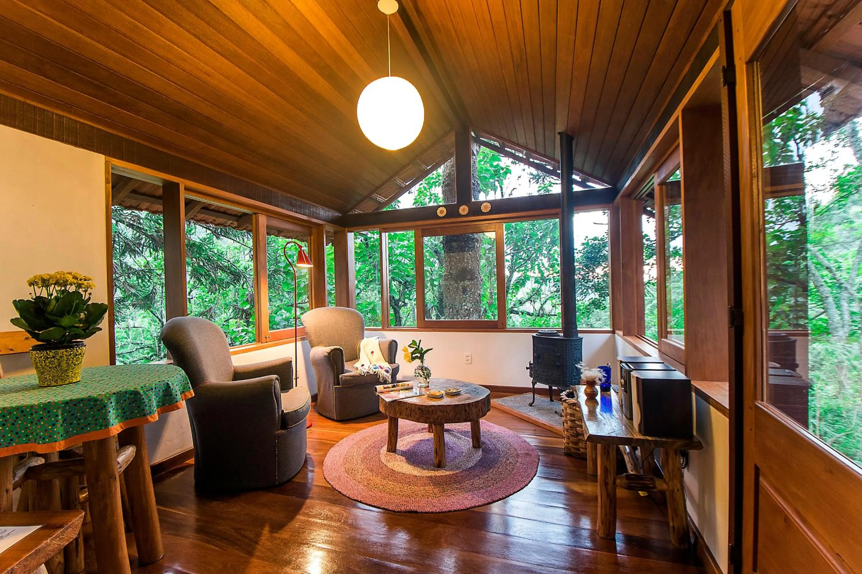 Living room in Pousada Casa Bonita