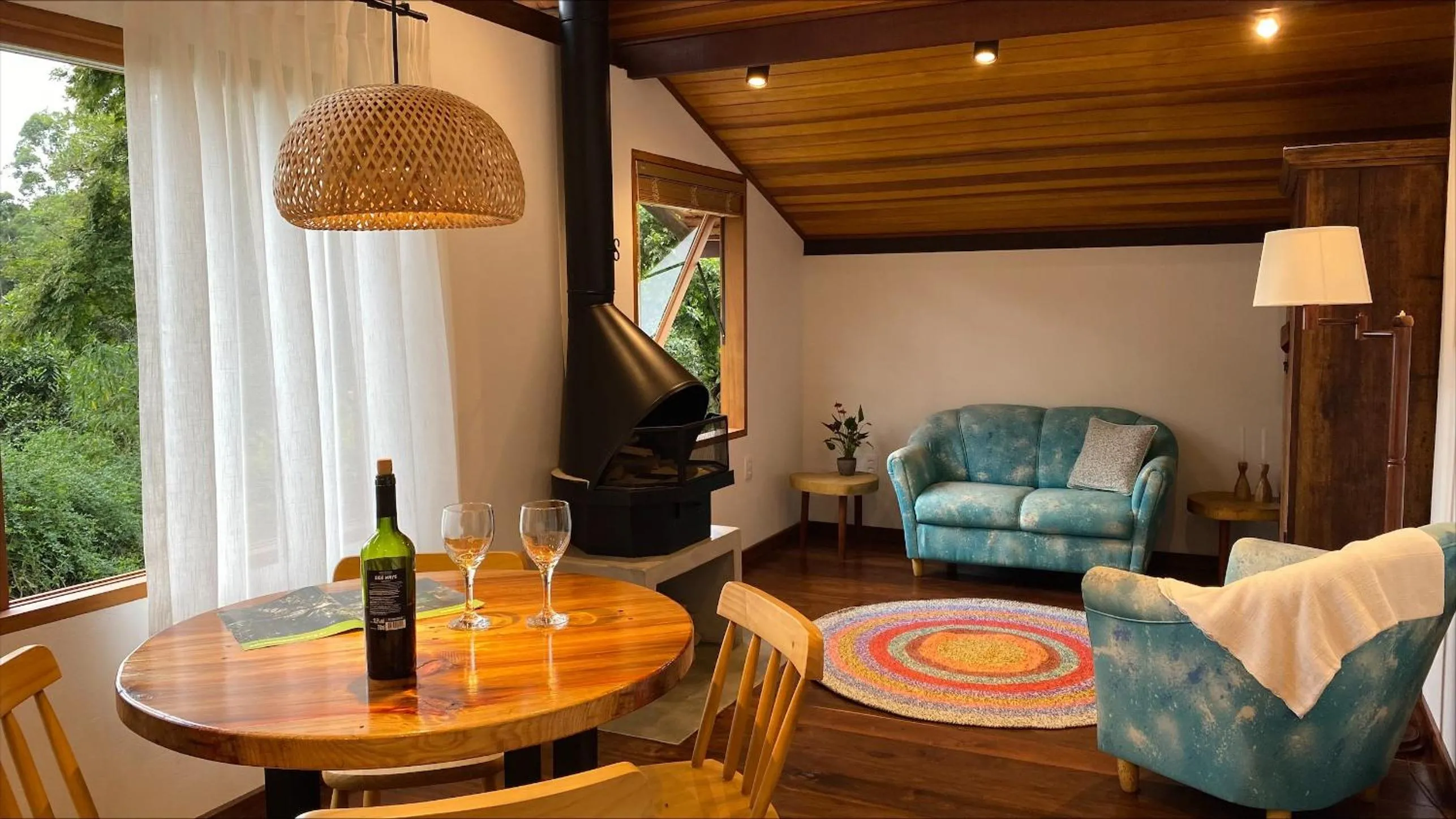 Living room in Pousada Casa Bonita