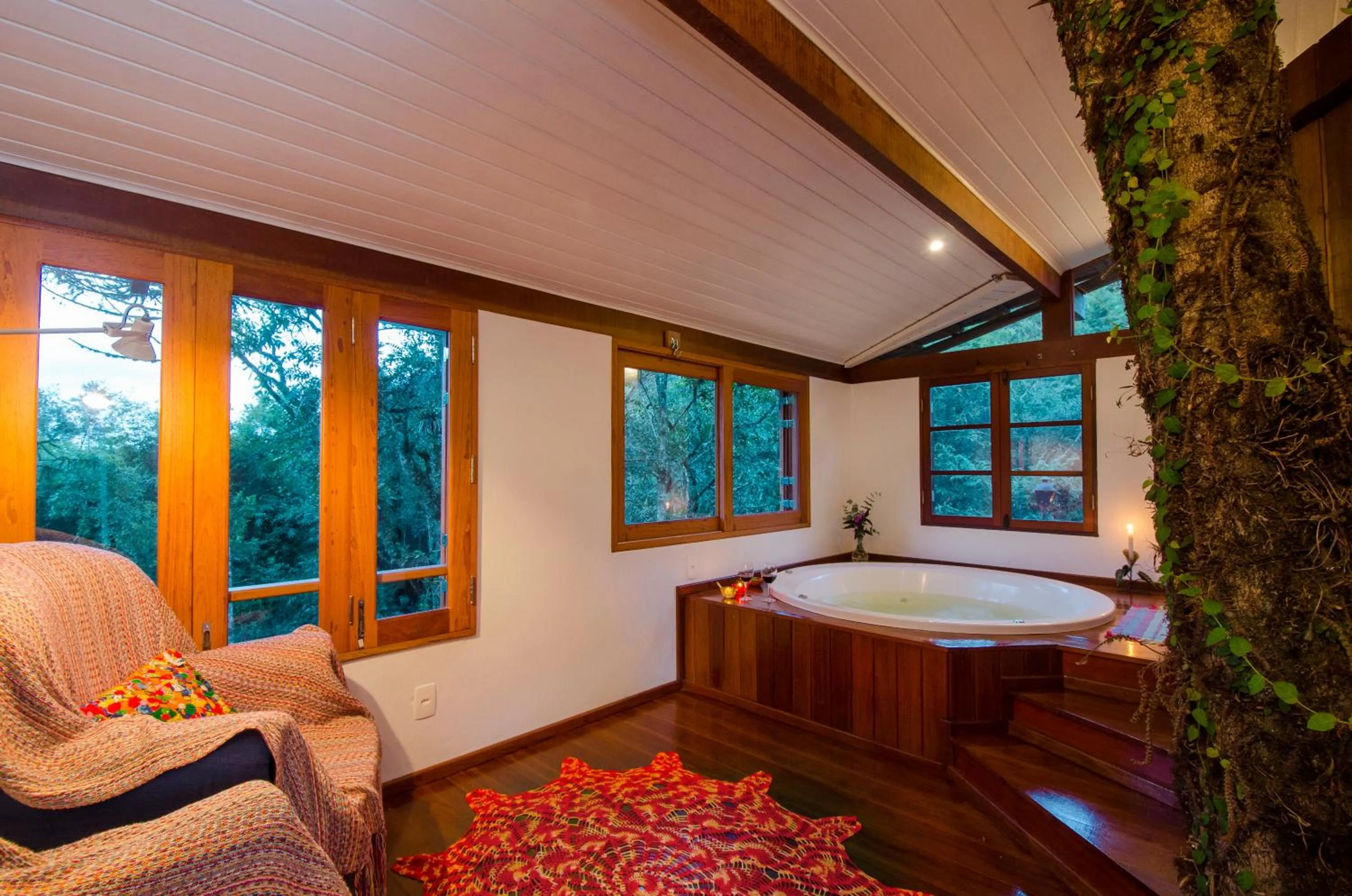 Hot Tub in Pousada Casa Bonita