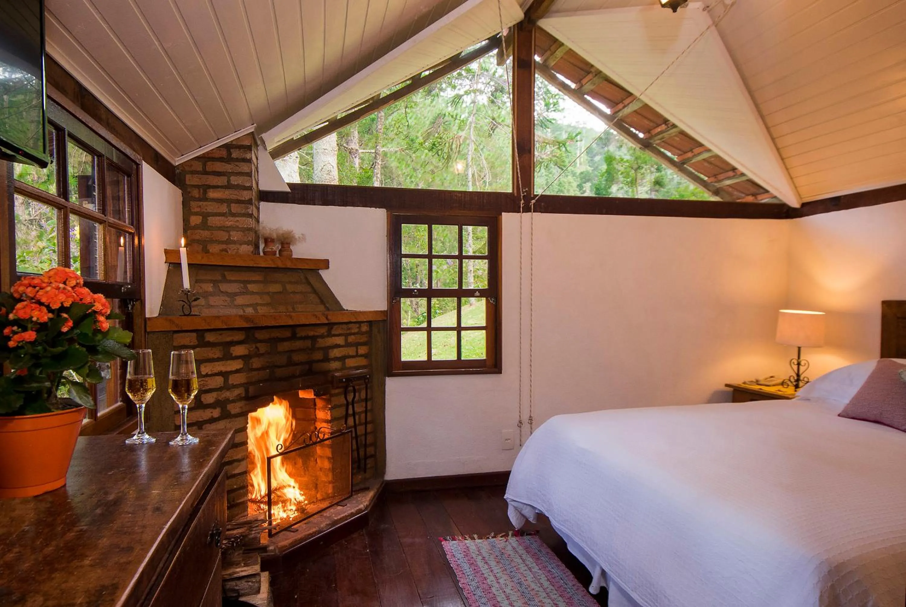Bed in Pousada Casa Bonita
