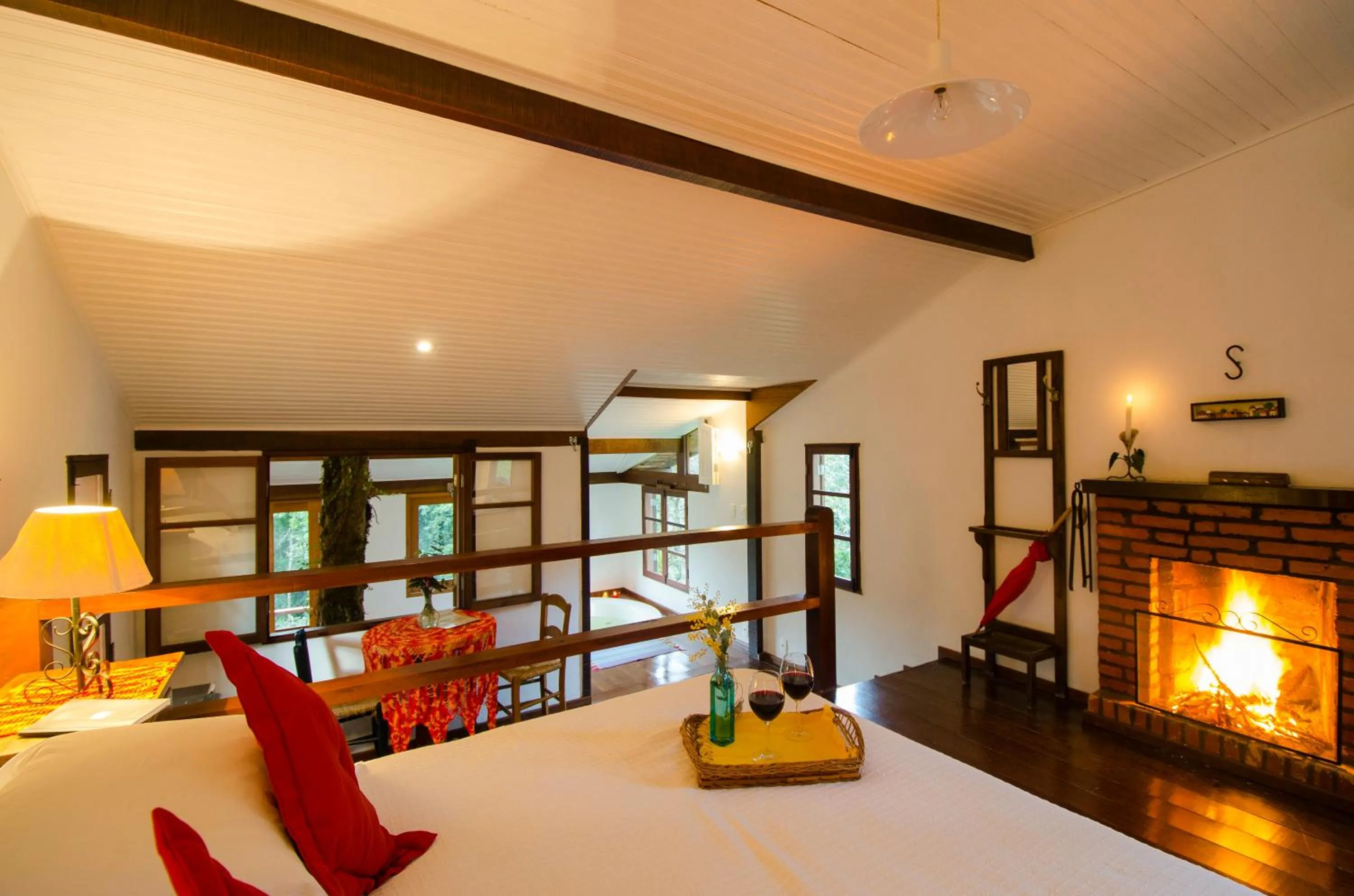 Bed in Pousada Casa Bonita