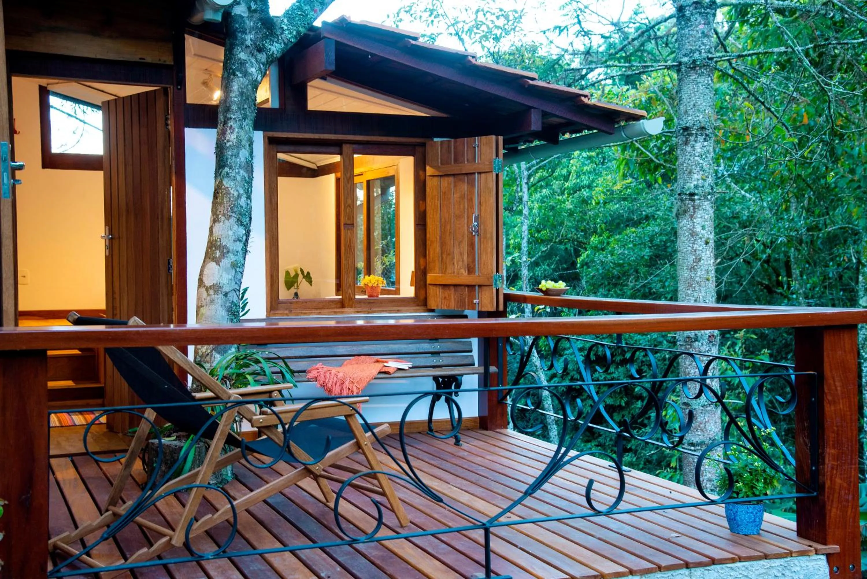 Balcony/Terrace in Pousada Casa Bonita