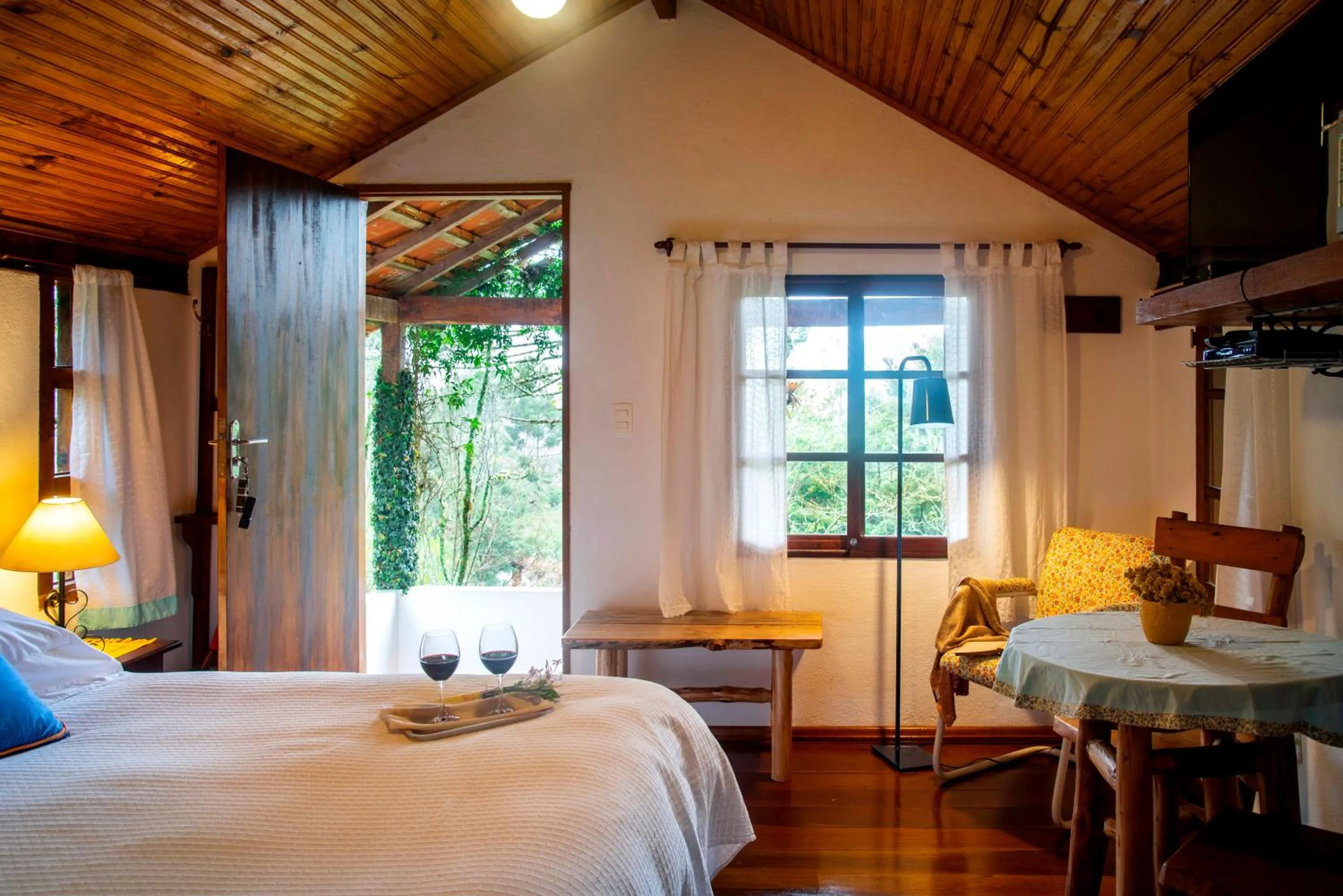 Bedroom, Bed in Pousada Casa Bonita