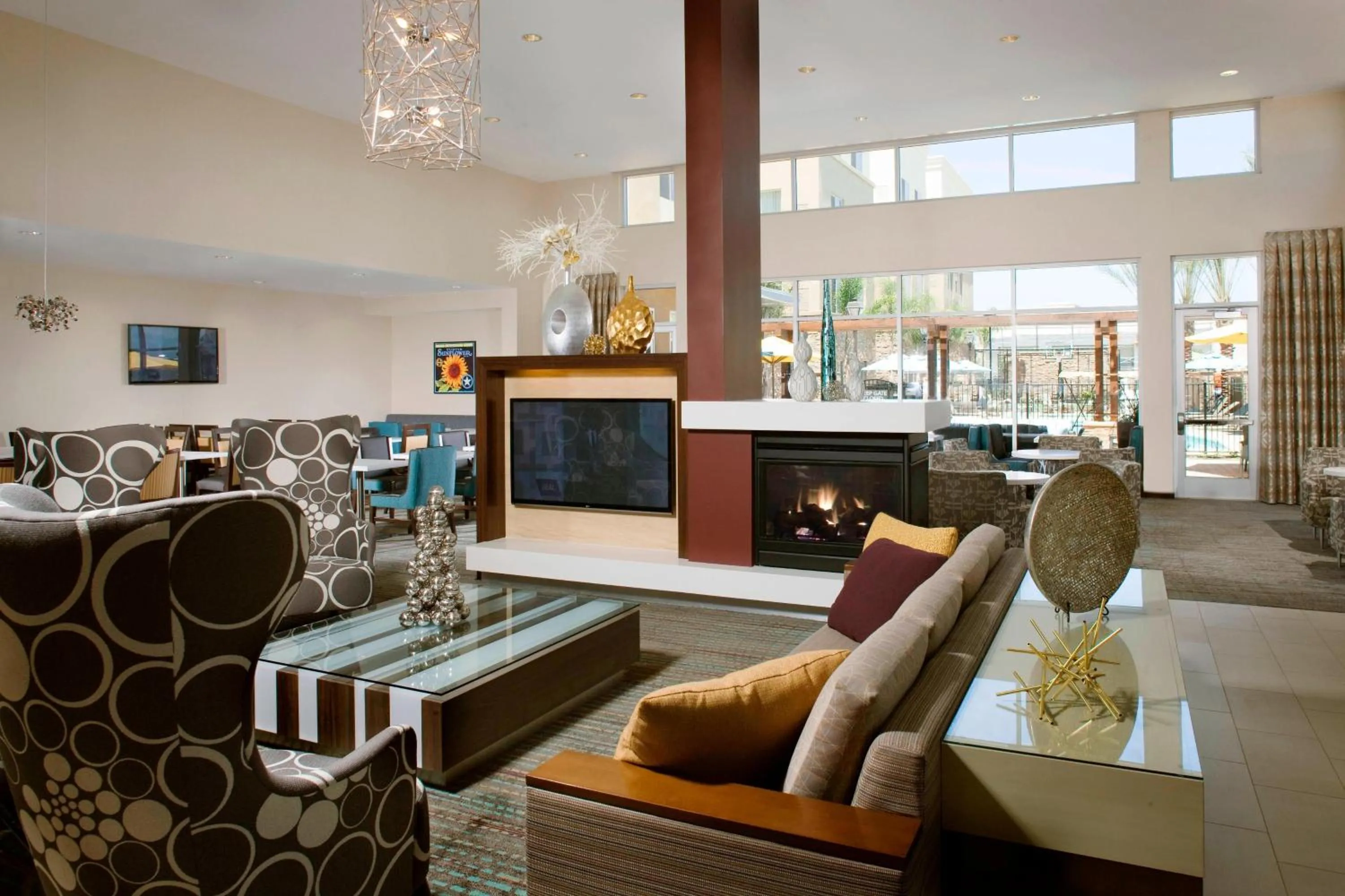 Lobby or reception in Residence Inn by Marriott Tustin Orange County