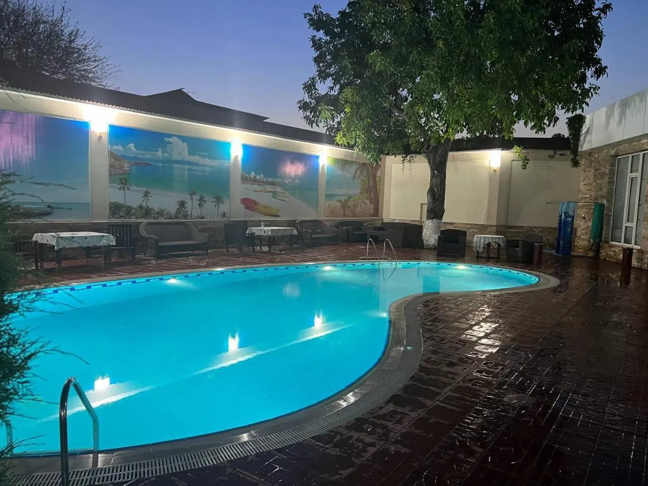 Pool view in VIARDO Hotel