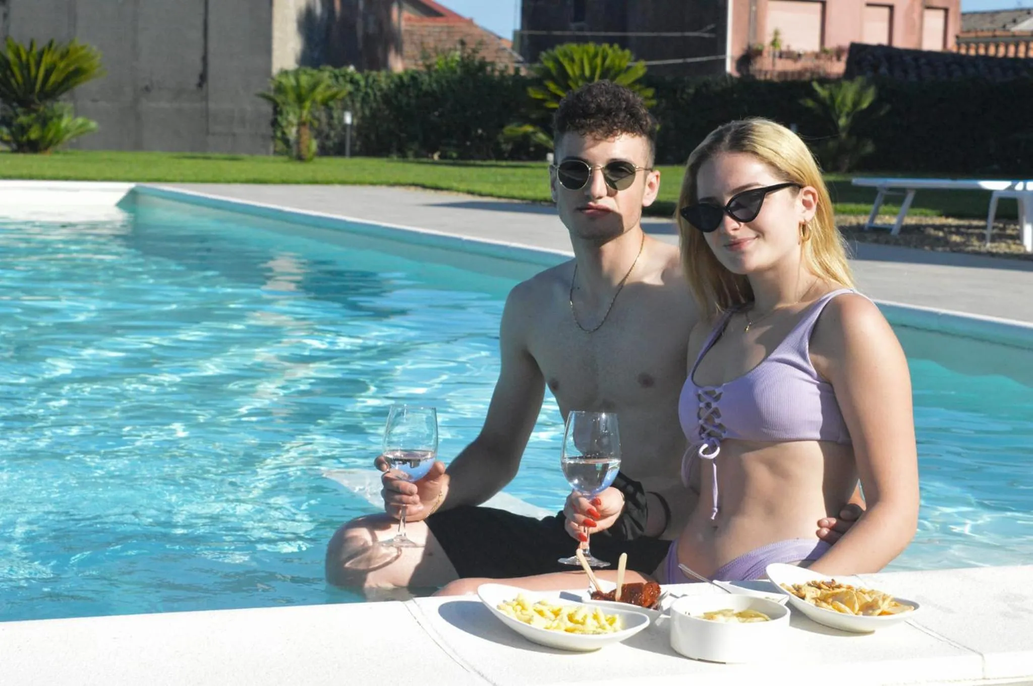 Swimming pool in Mauro Home Bed and Relax