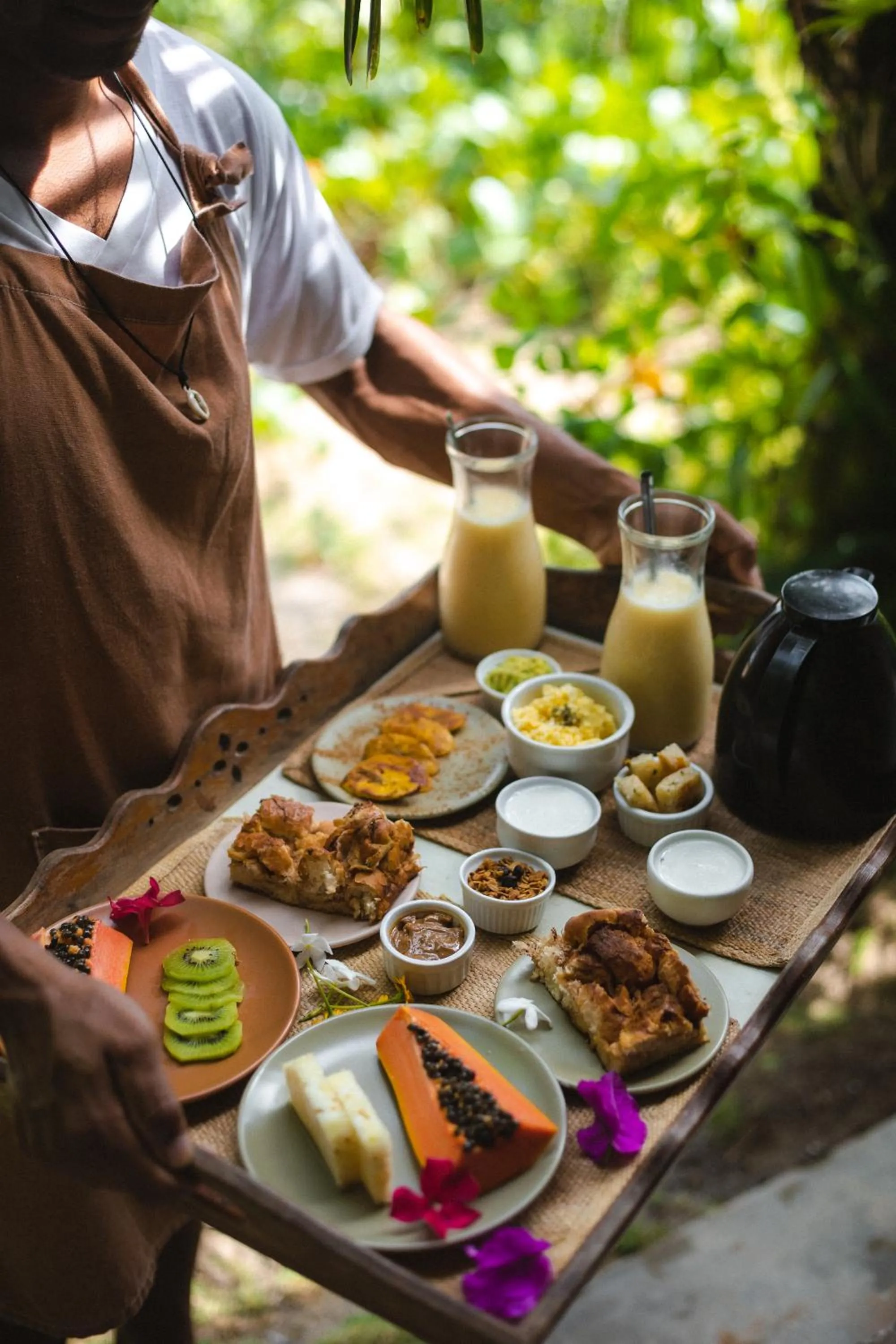 Food and drinks in Pousada Pouso da Maré