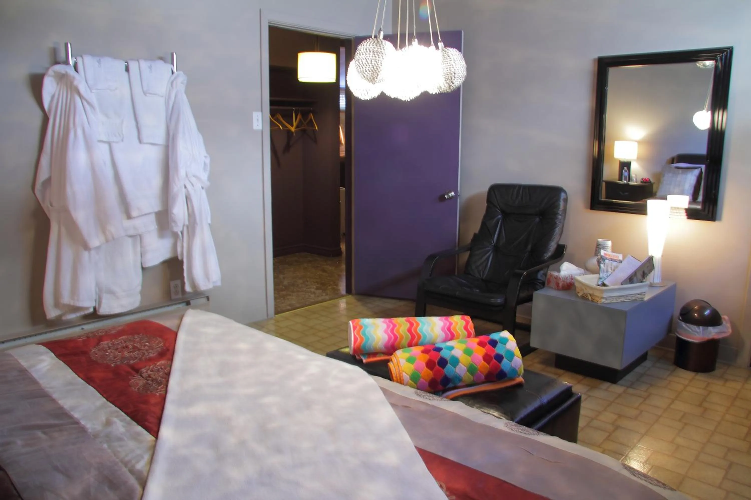 Bed in Gîte Chez Baza