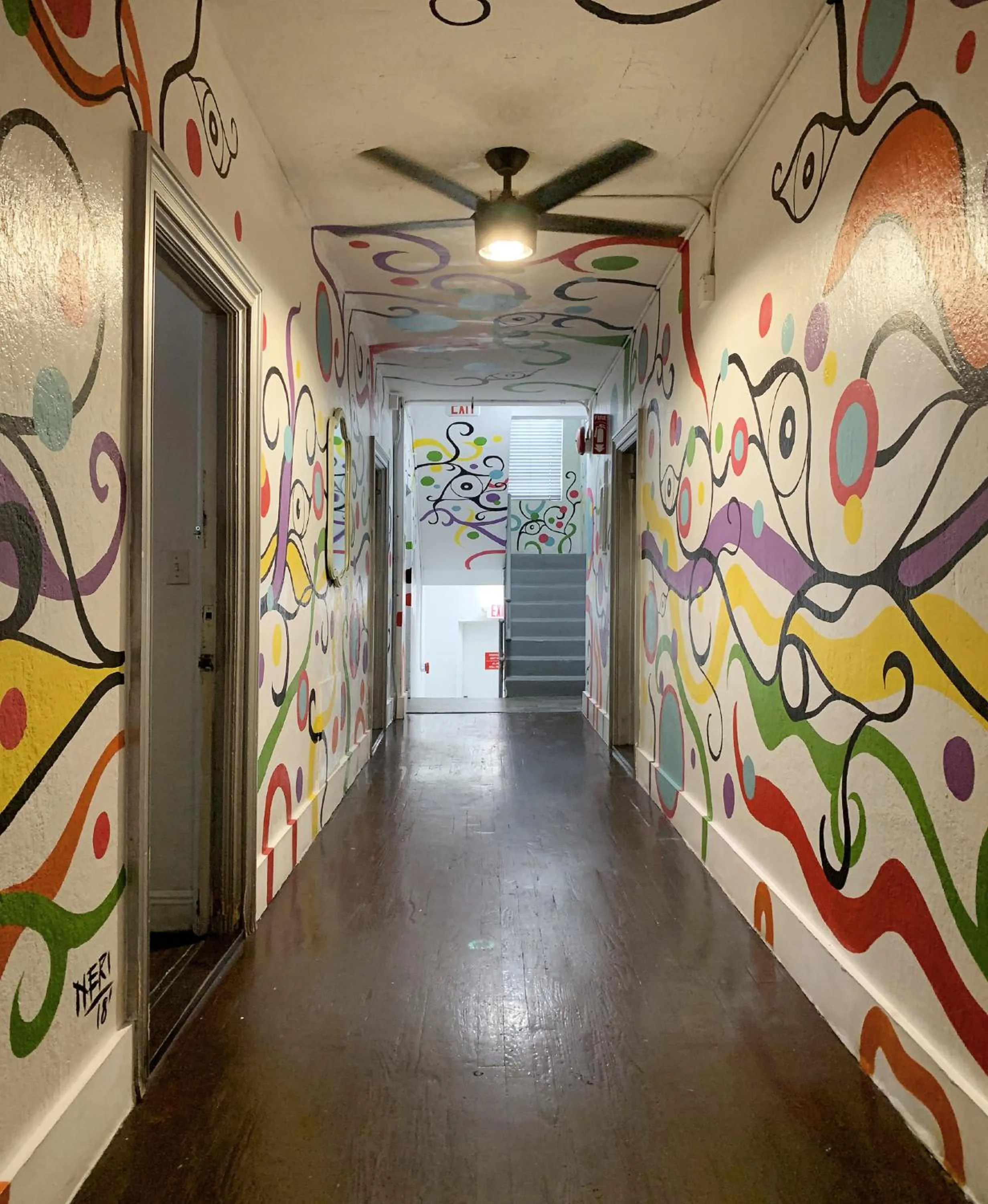 Lobby or reception in South Beach Rooms and Hostel