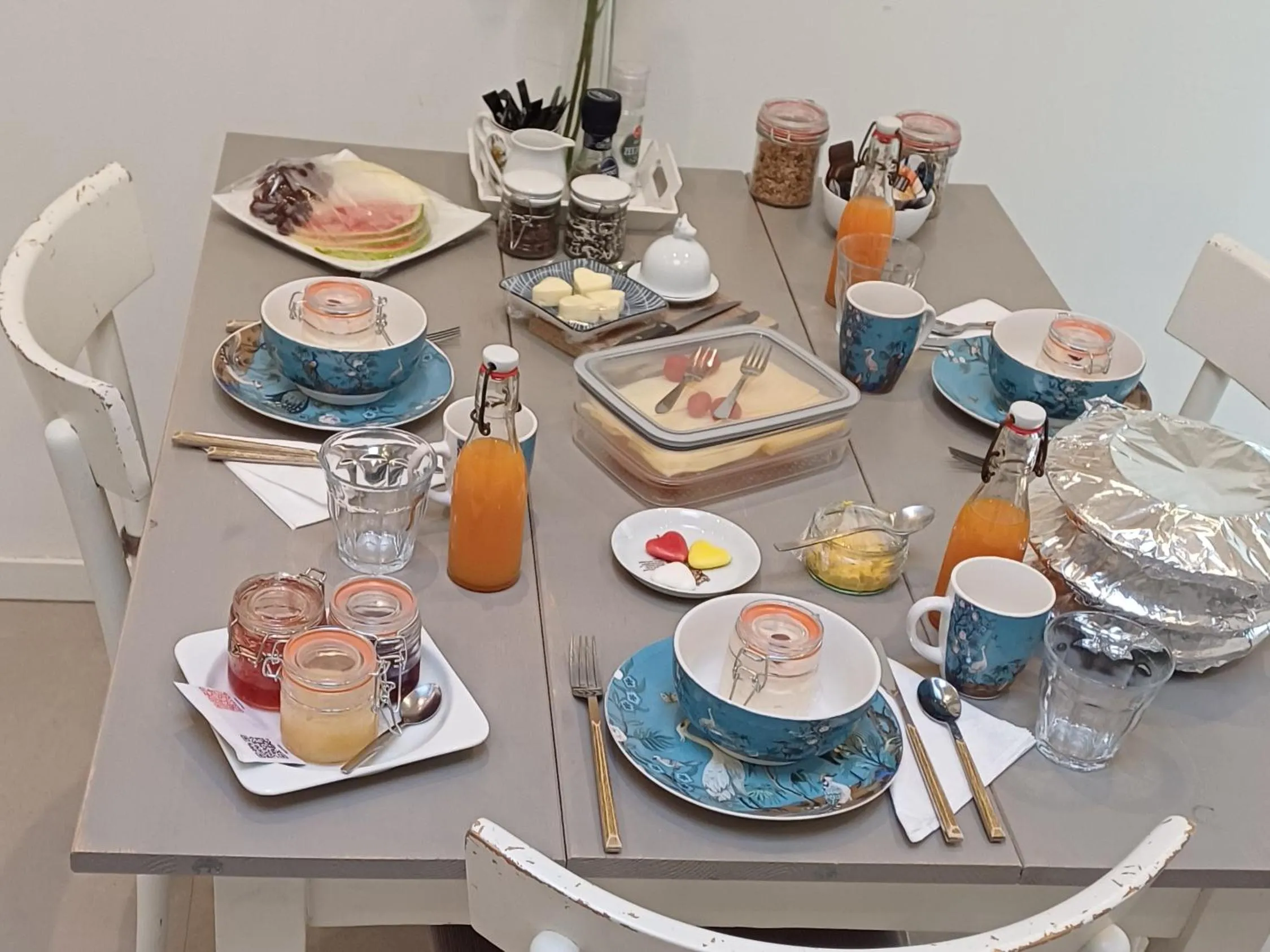 Breakfast in Bed & Breakfast de Koepeltjes