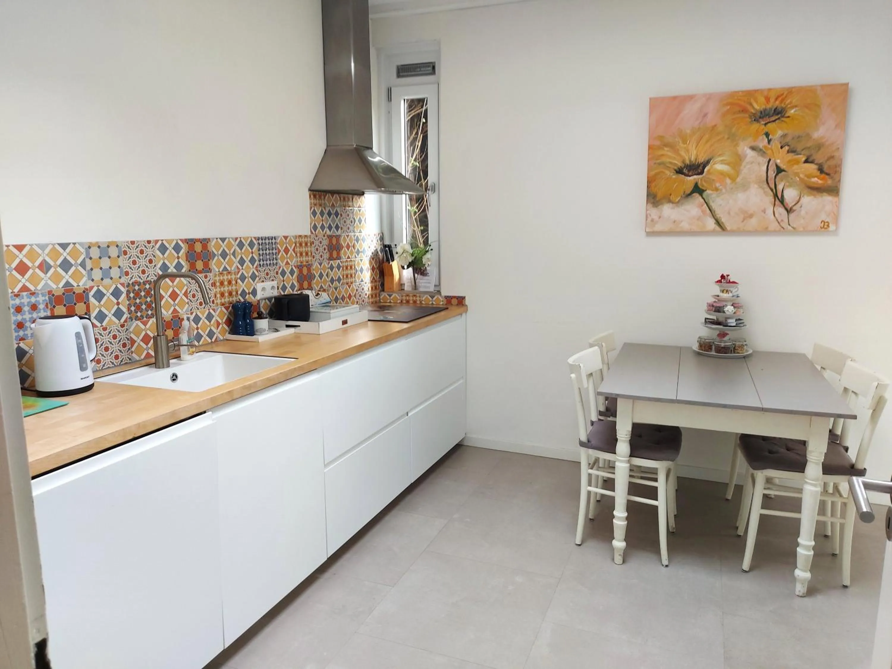 Kitchen or kitchenette in Bed & Breakfast de Koepeltjes