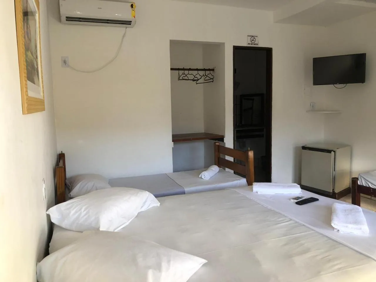 Bed in Pousada Rancho Verde