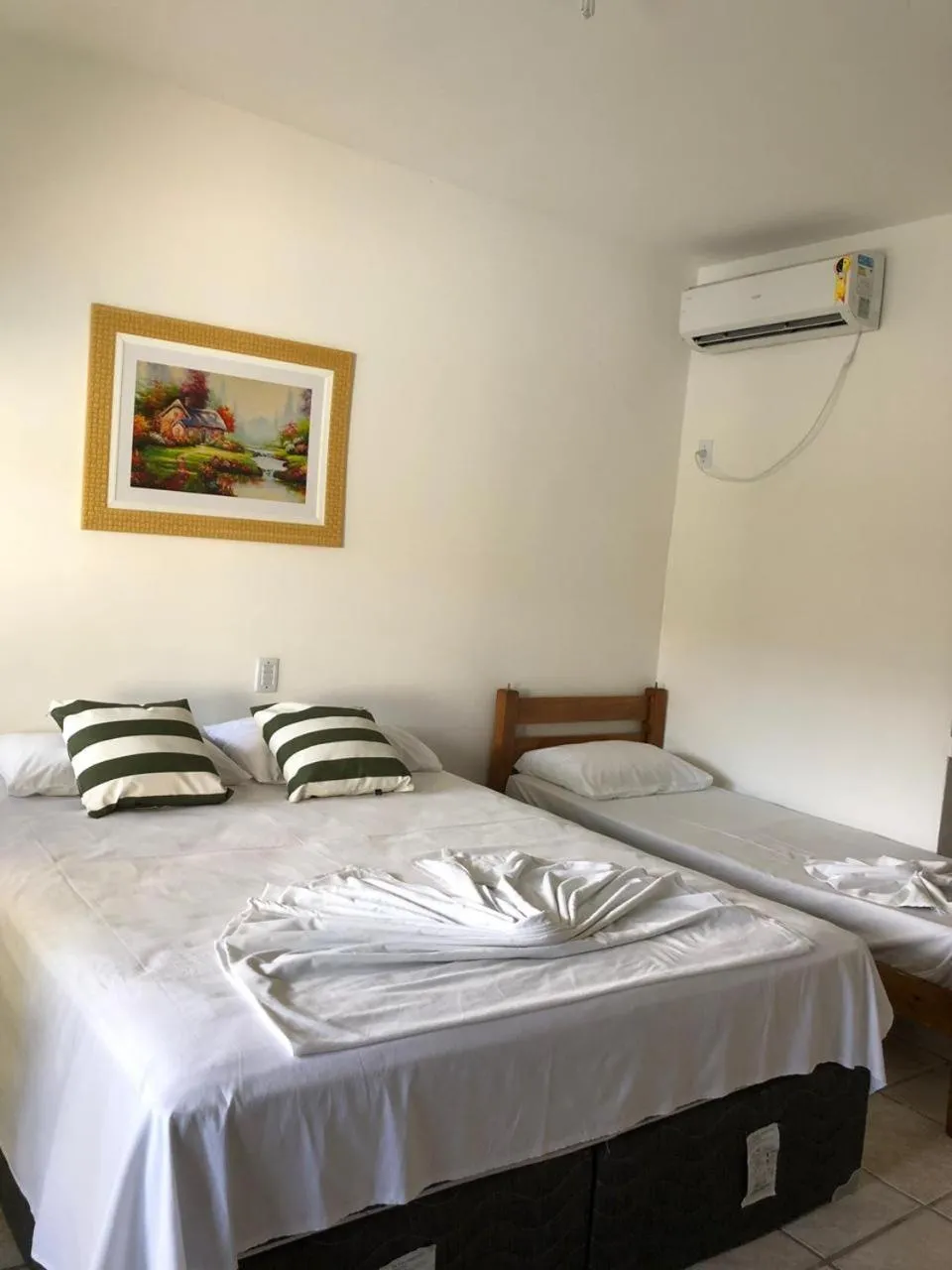 Bed in Pousada Rancho Verde
