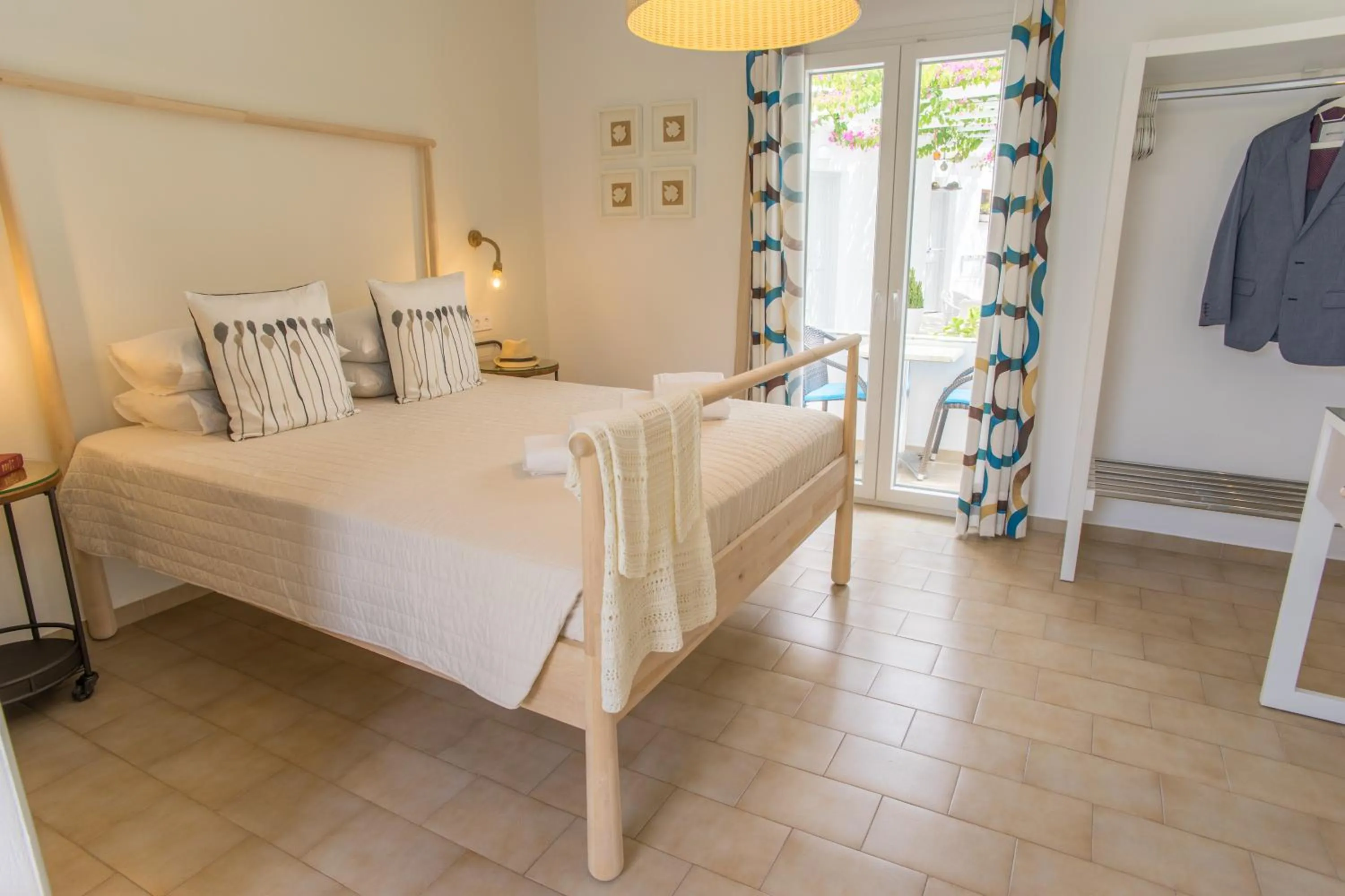 Bed in Cyclades Studios