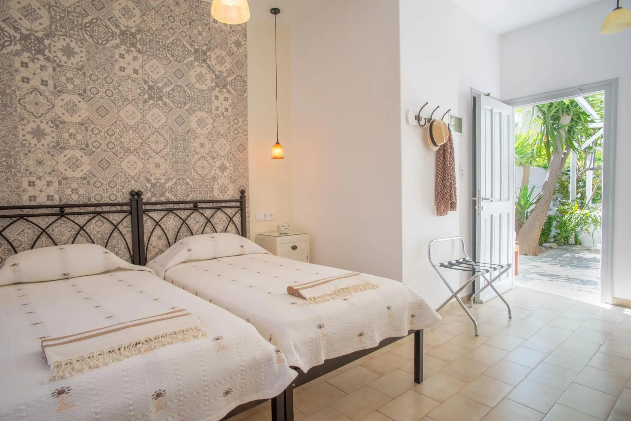 Bedroom, Bed in Cyclades Studios