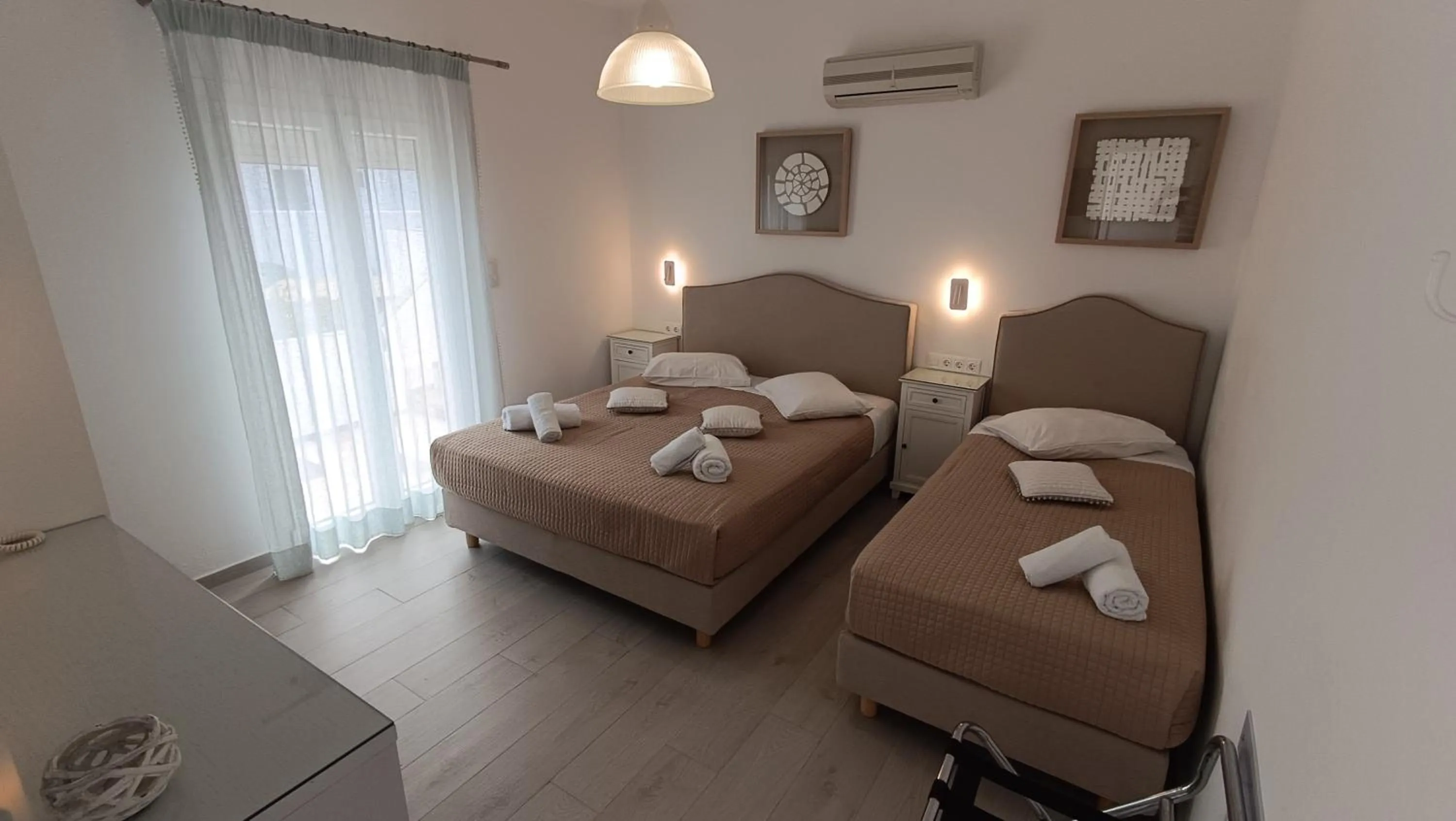 Bed in Cyclades Studios