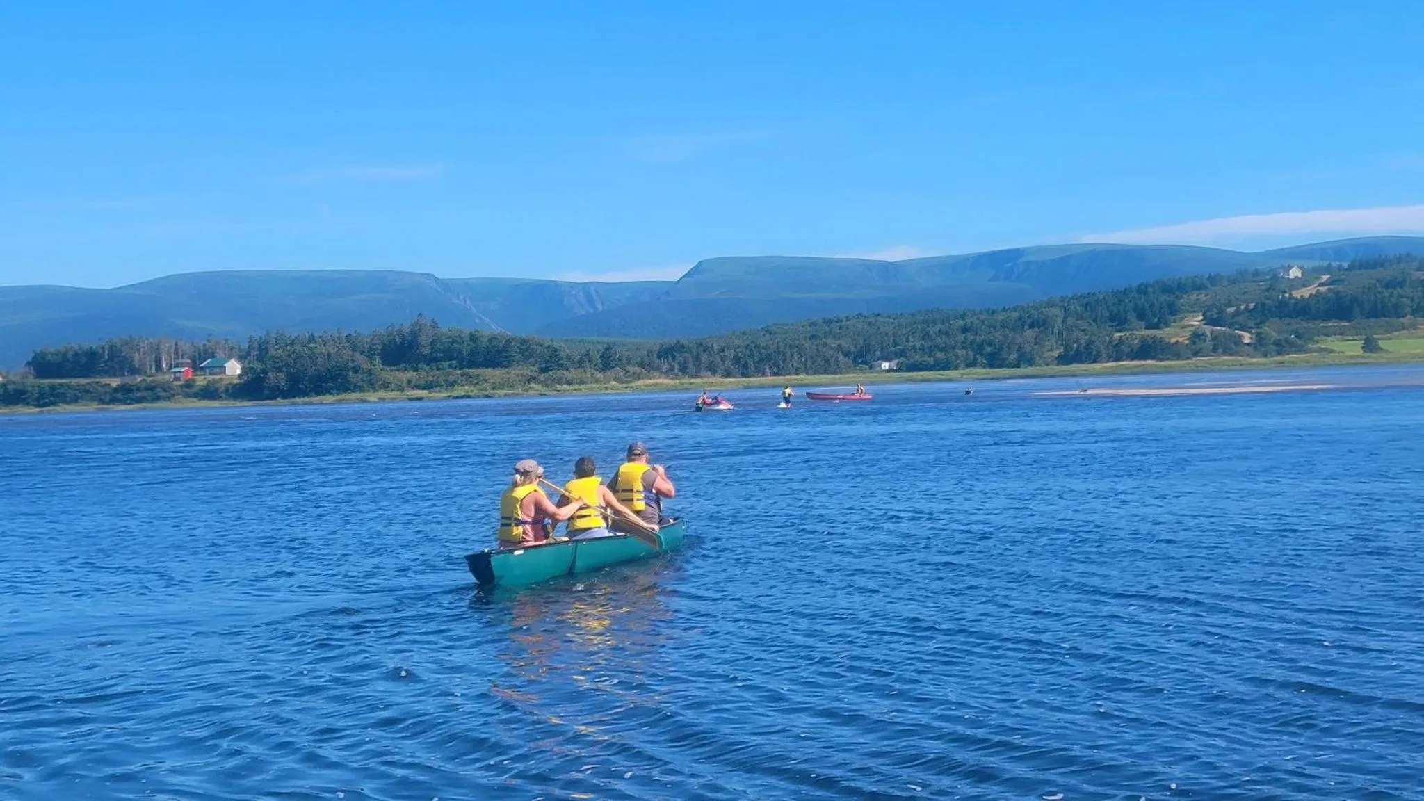 River view in Codroy Valley Cottage Country