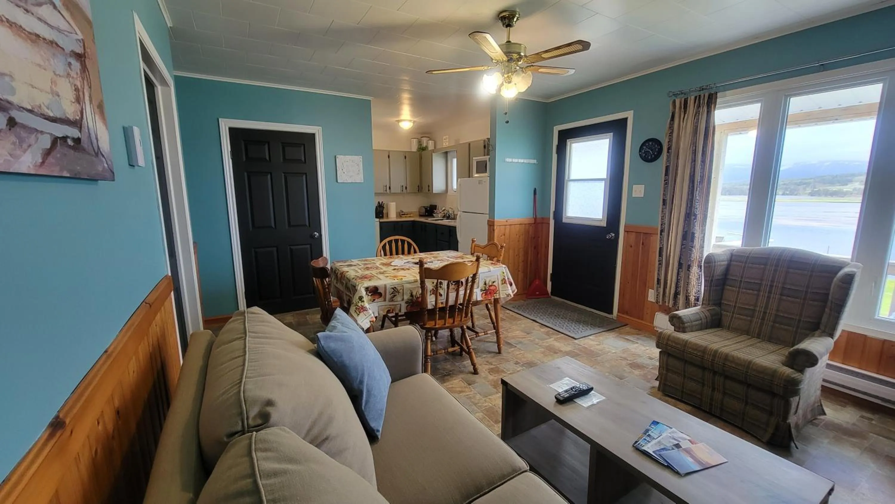 Living room in Codroy Valley Cottage Country
