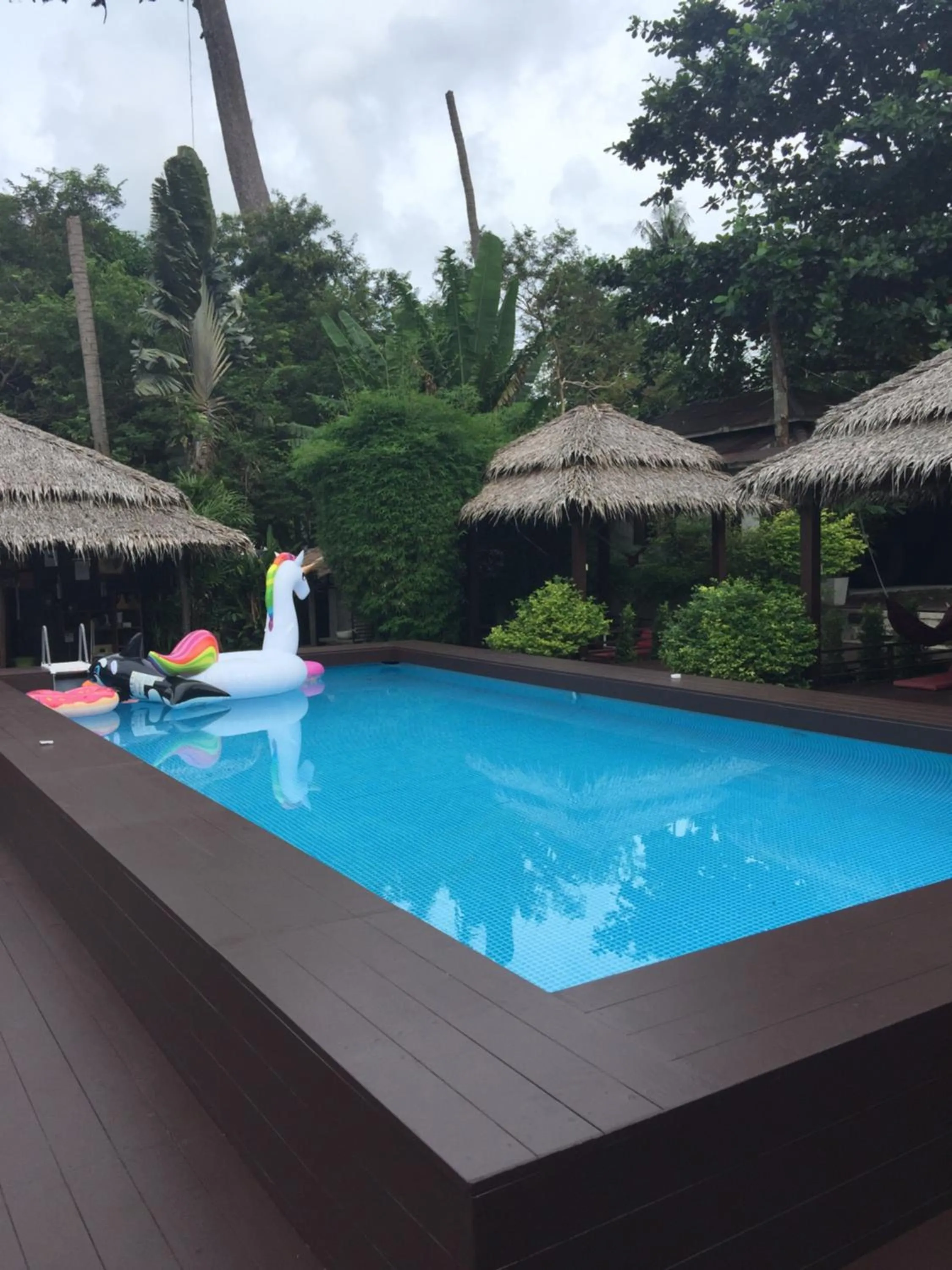 Swimming pool in Paradise Cottage