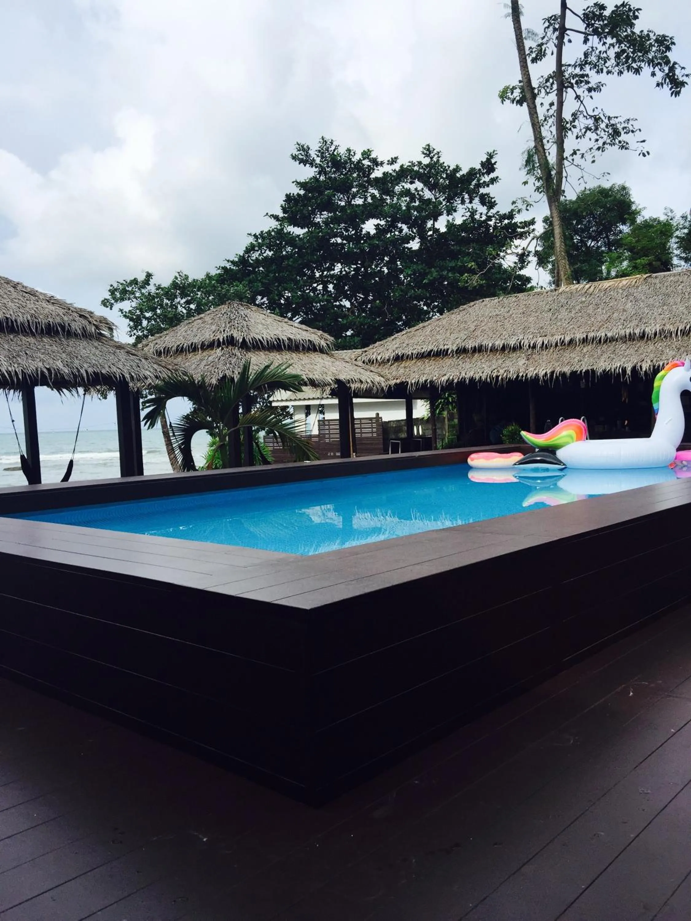 Swimming pool in Paradise Cottage