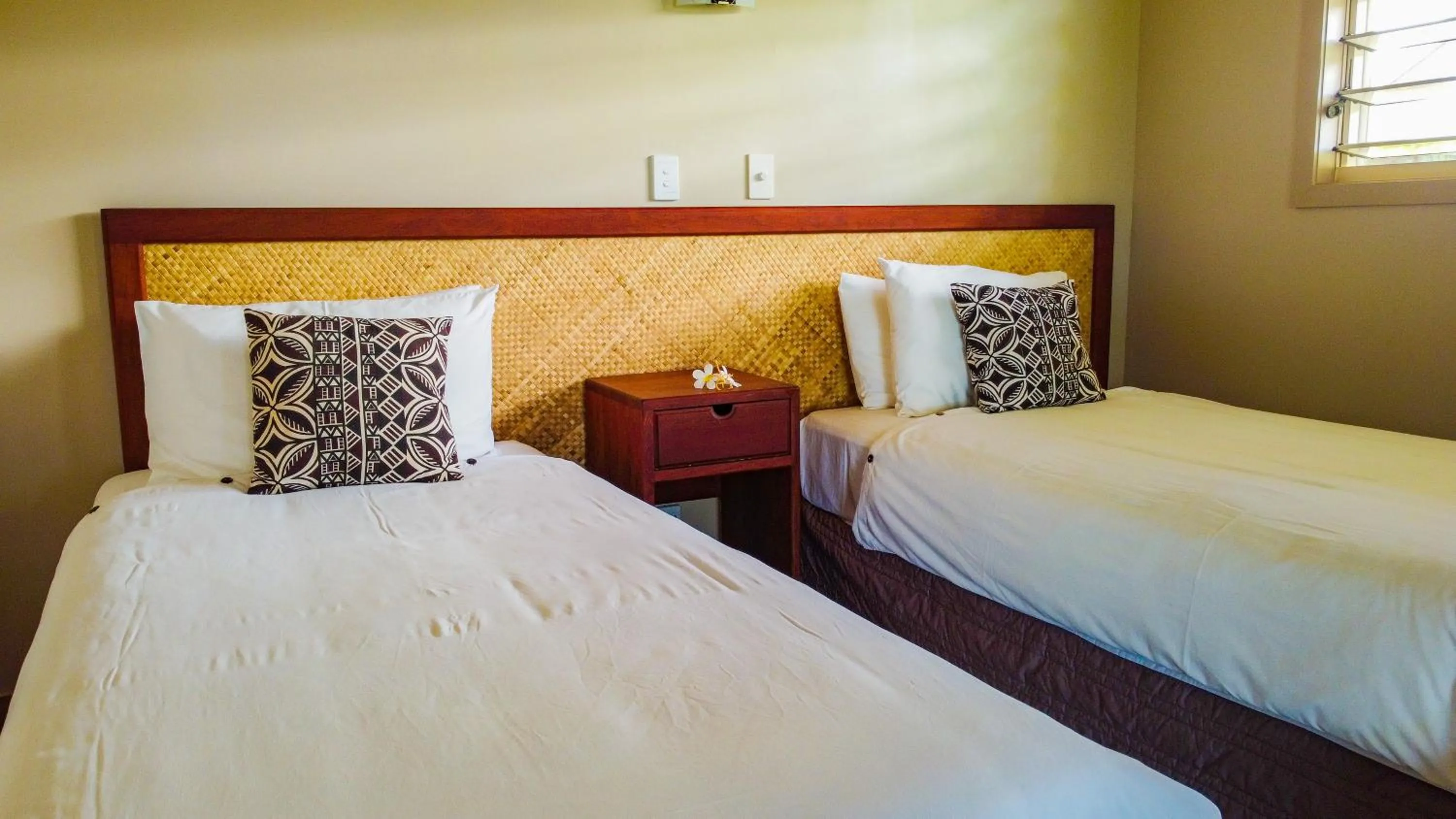 Bed in Saletoga Sands Resort & Spa