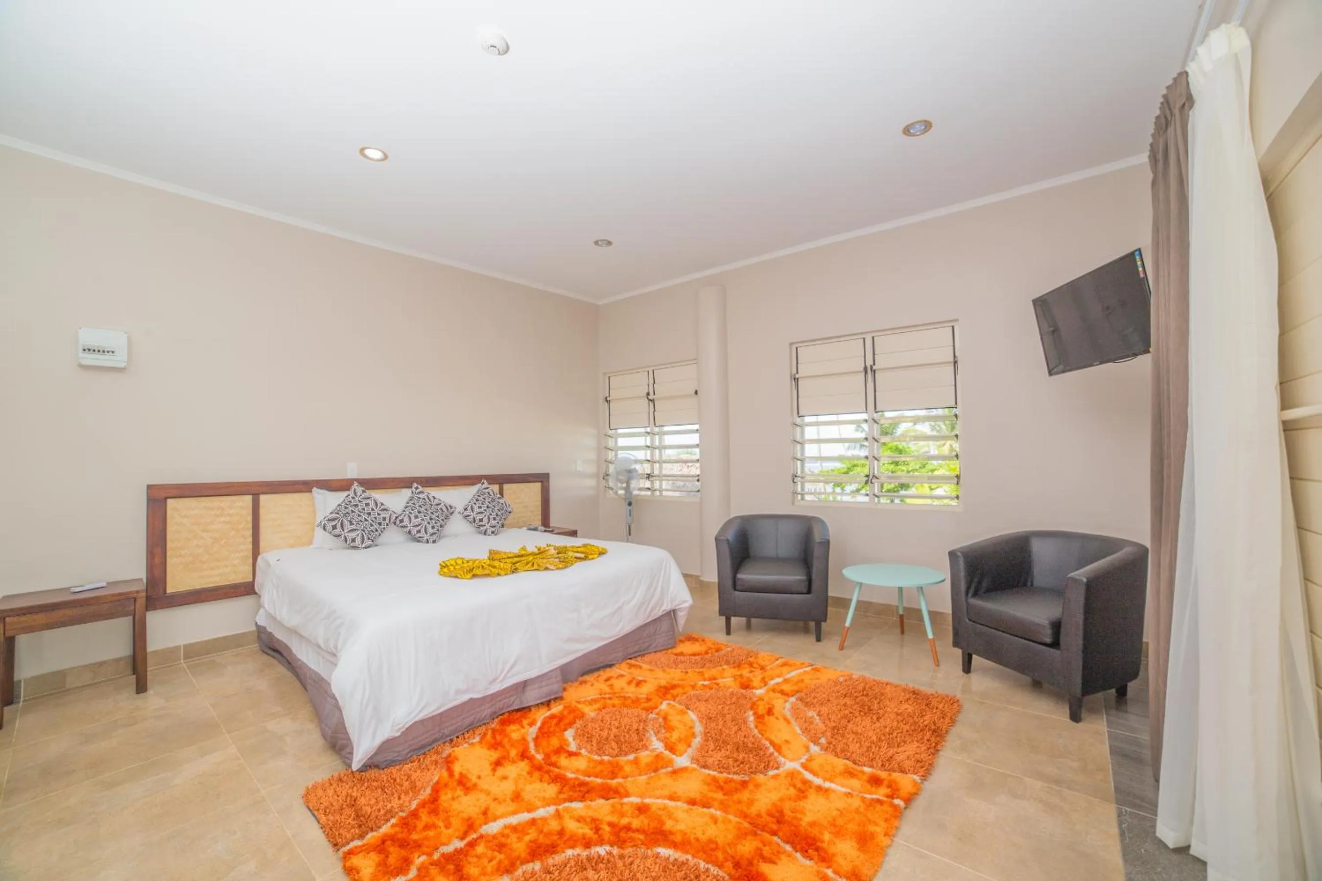 Bed in Saletoga Sands Resort & Spa