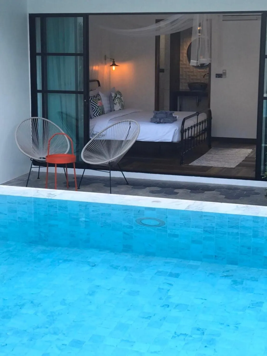 Balcony/Terrace in Adoor hotel Khao Yai