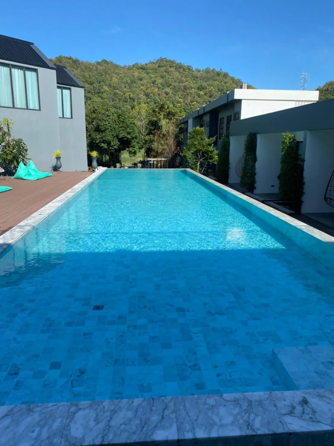 Pool view in Adoor hotel Khao Yai