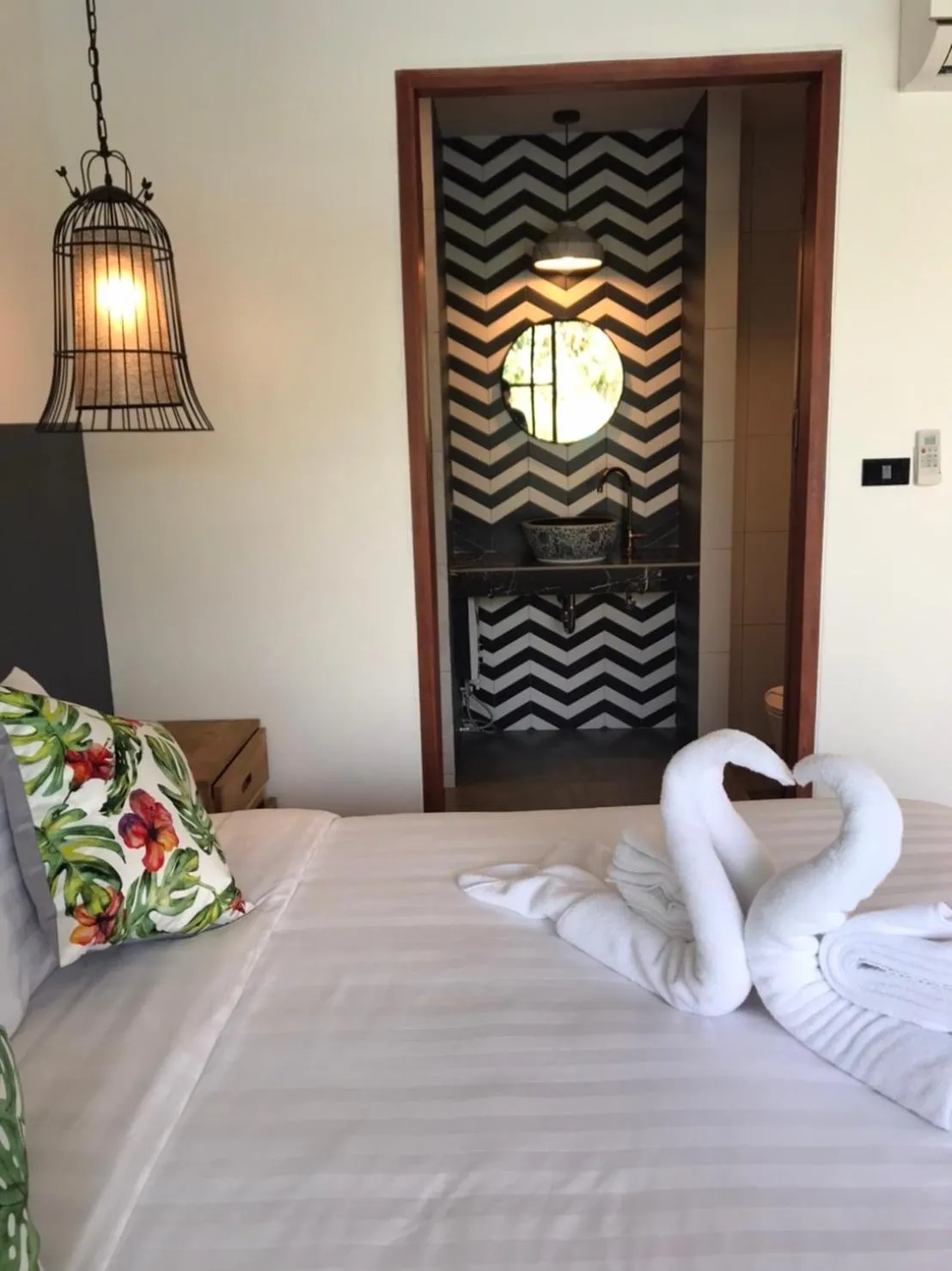 Photo of the whole room, Bed in Adoor hotel Khao Yai